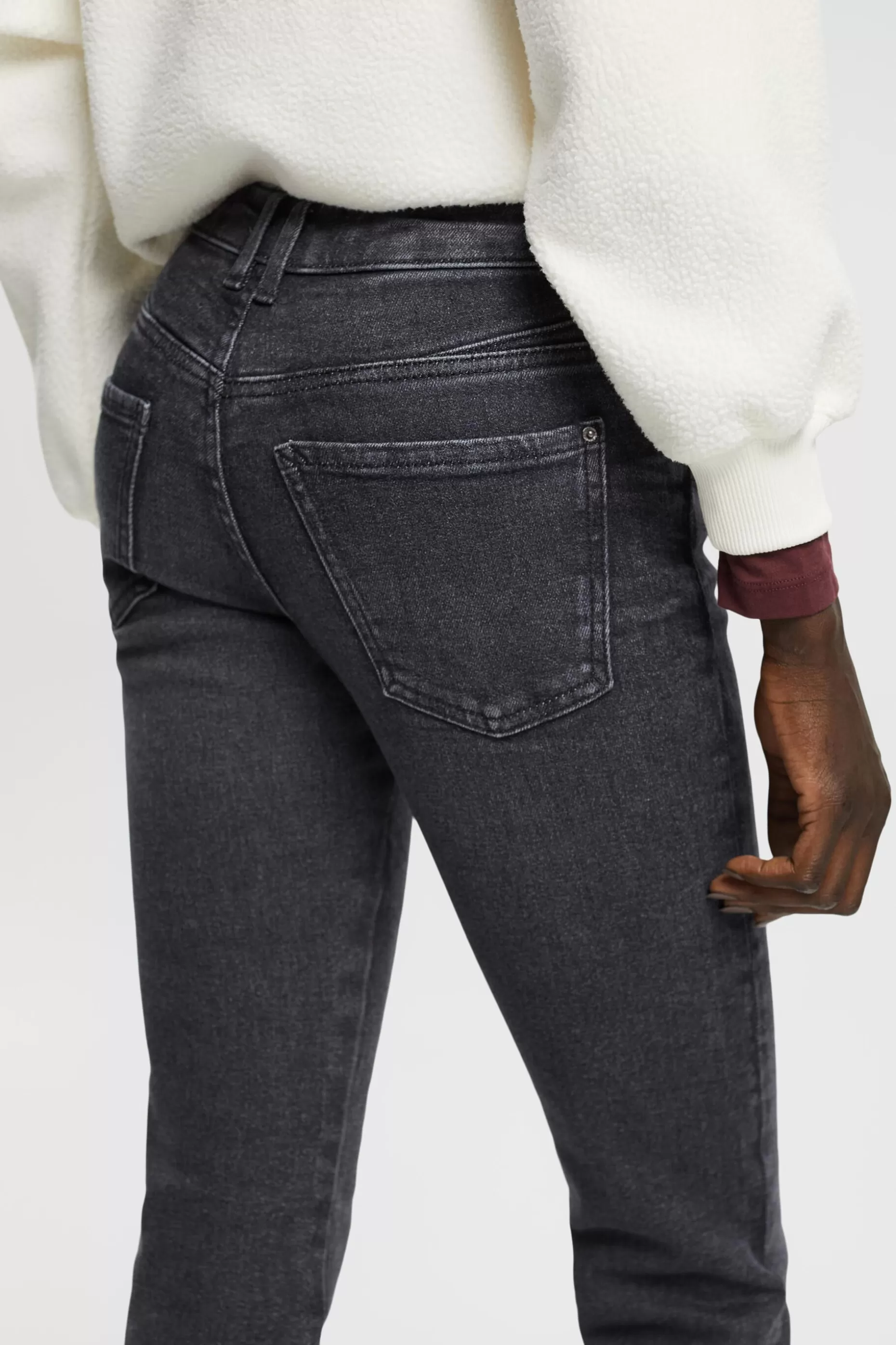 ESPRIT High-rise straight leg stretch jeans at our Online Shop *Women Denim
