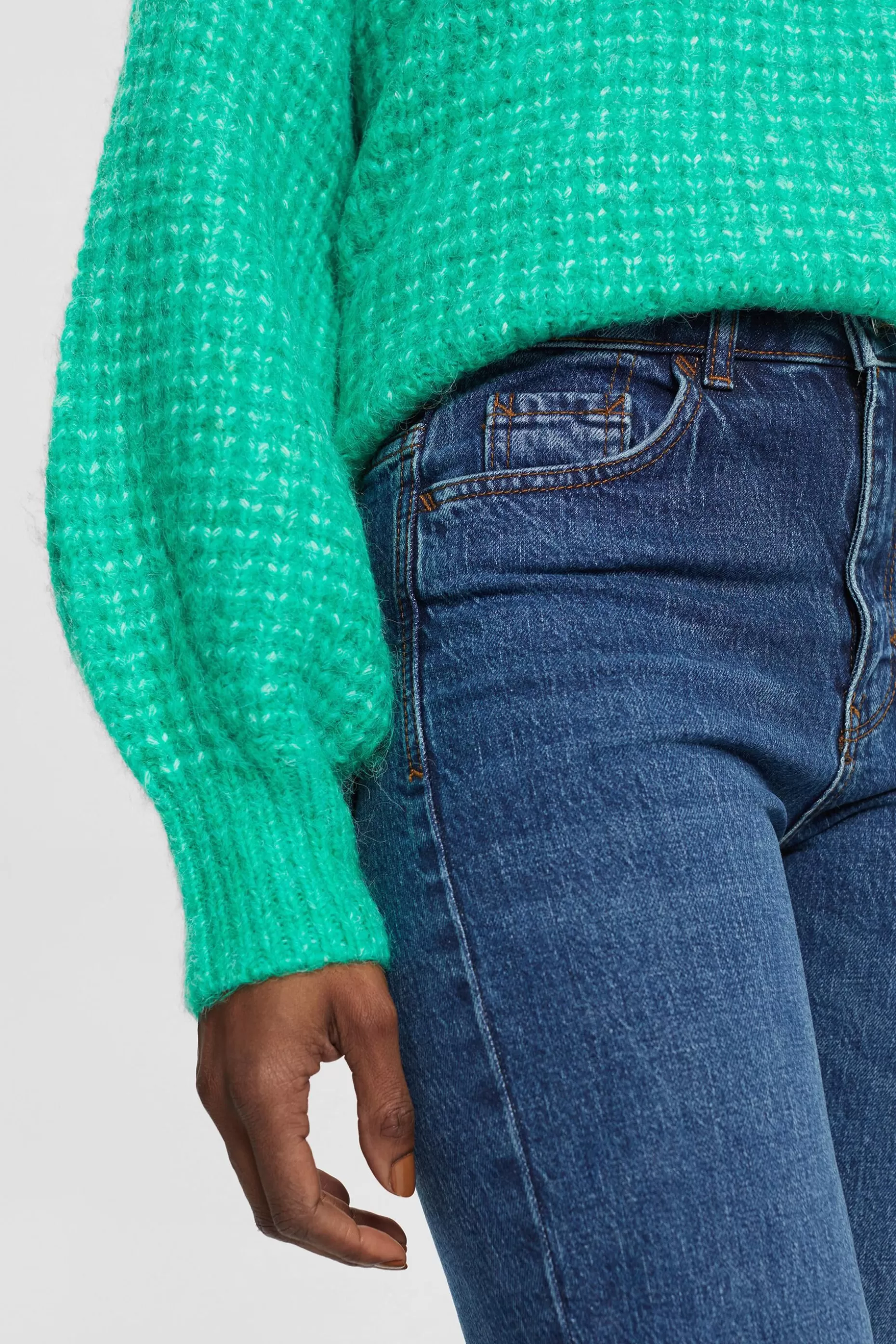 ESPRIT High-rise straight leg stretch jeans at our Online Shop *Women Denim