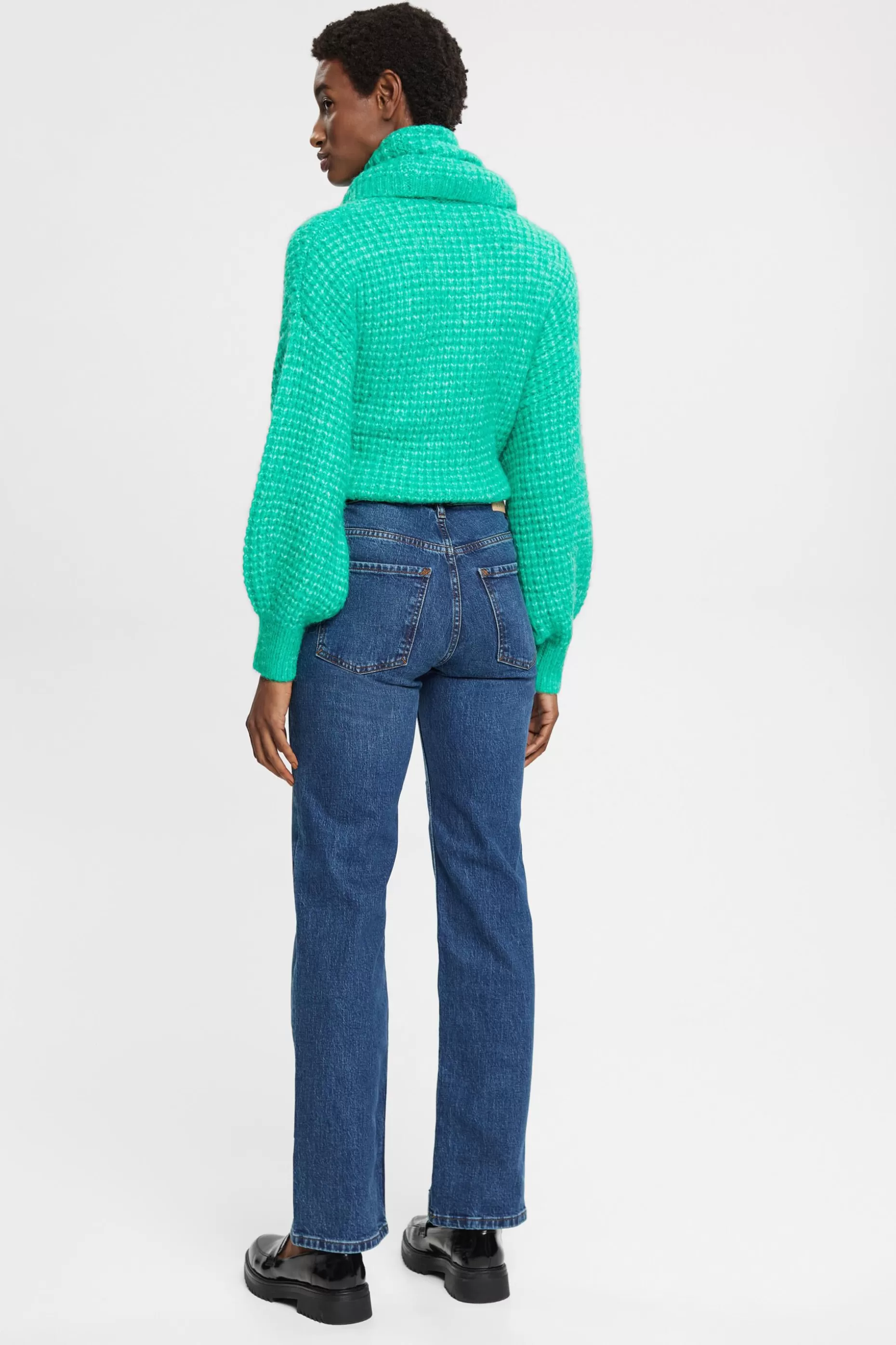 ESPRIT High-rise straight leg stretch jeans at our Online Shop *Women Denim