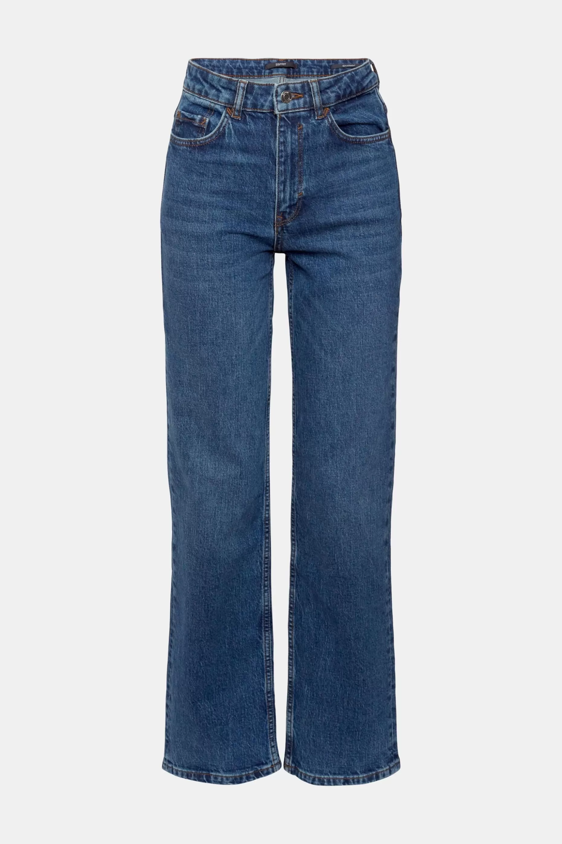 ESPRIT High-rise straight leg stretch jeans at our Online Shop *Women Denim