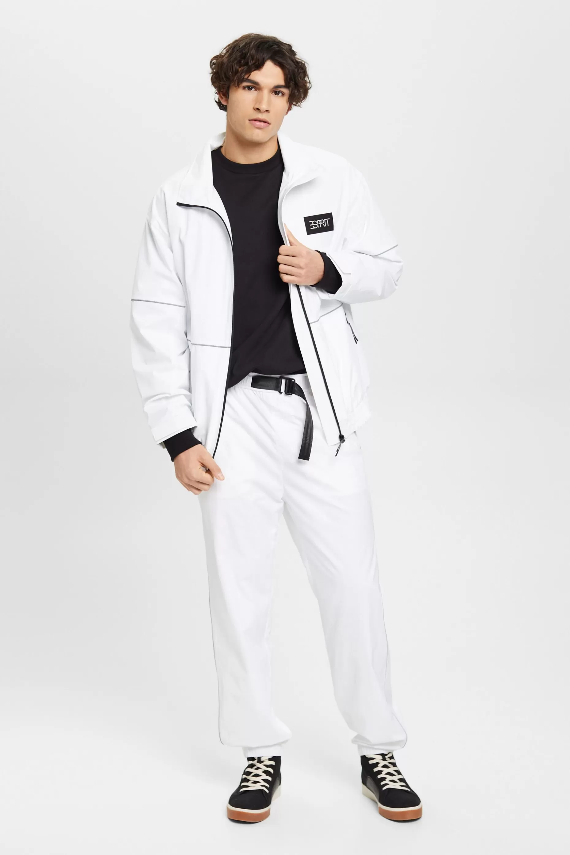 ESPRIT High-rise tapered fit track pants at our Online Shop *Men Pants + Joggers