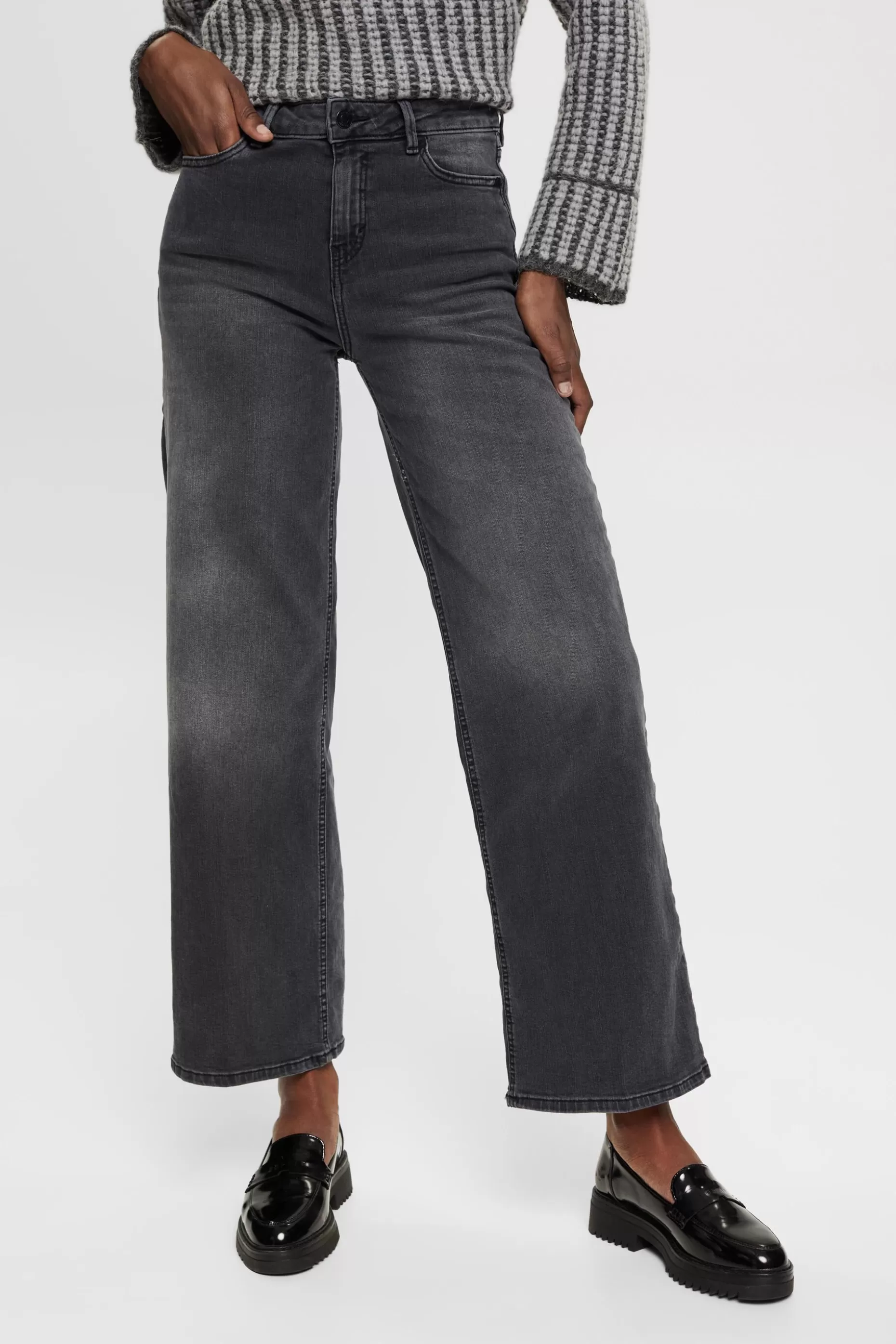 ESPRIT High-rise wide leg jeans at our Online Shop * Sale Under $75