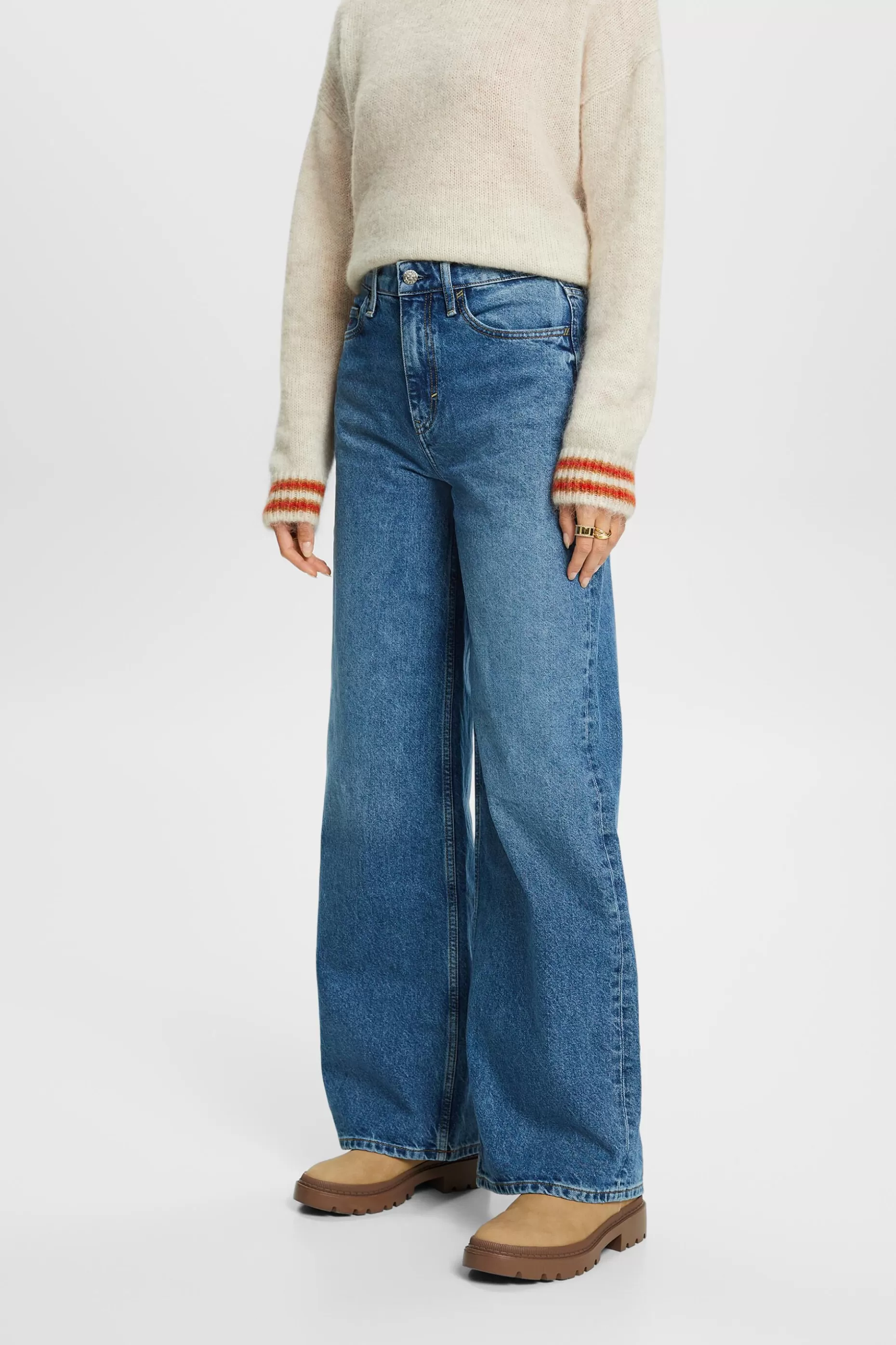 ESPRIT High-Rise Wide Leg Jeans at our Online Shop *Women Denim