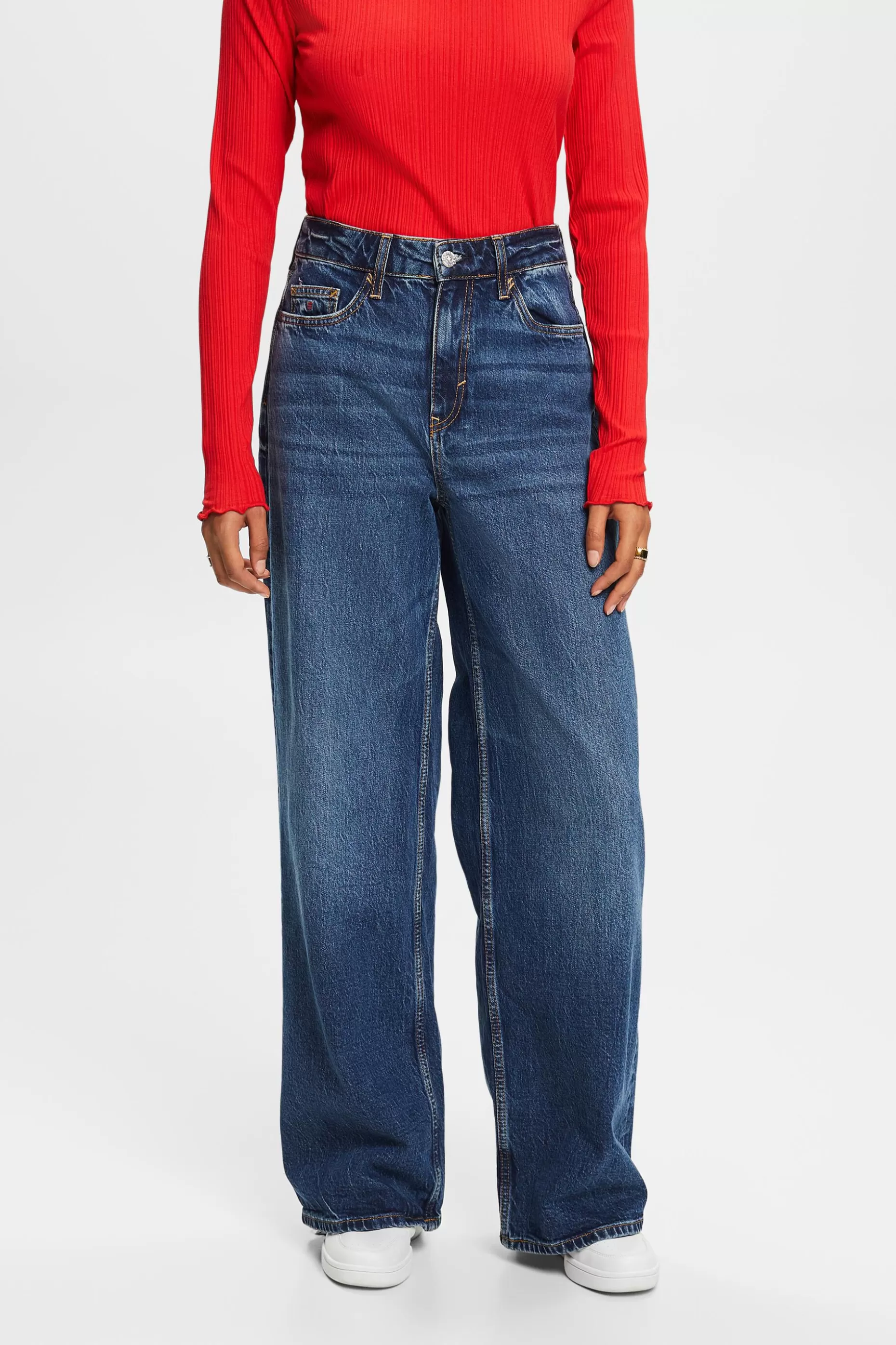 ESPRIT High-Rise Wide-Fit Retro Jeans at our Online Shop *Women Denim