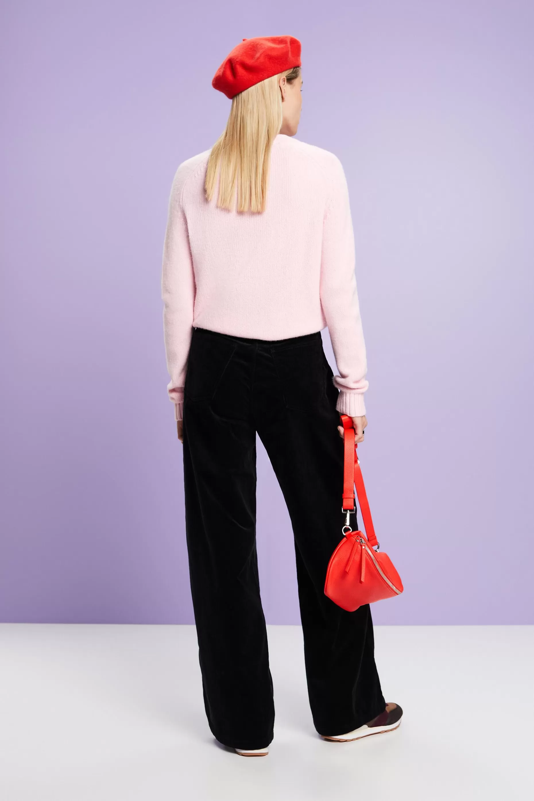 ESPRIT High-Rise Wide-Leg Corduroy Pants at our Online Shop * Sale Under $50