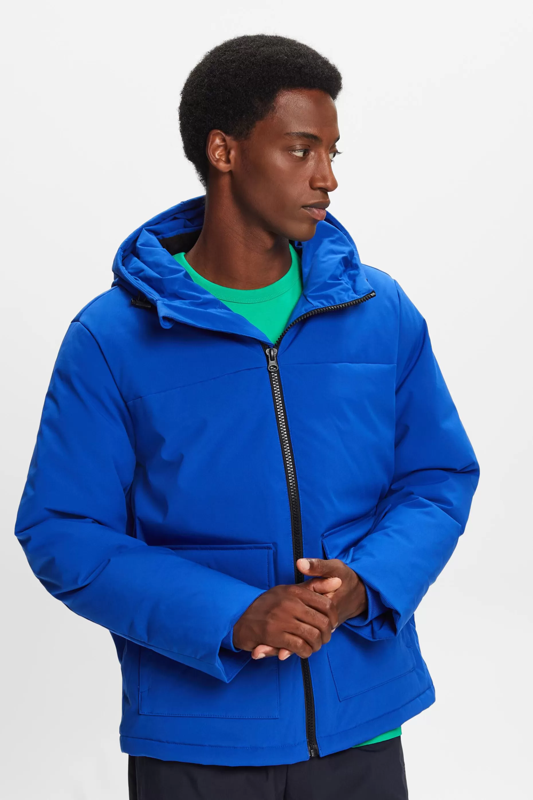 ESPRIT Hooded Down Jacket at our Online Shop *Men Jackets + Coats