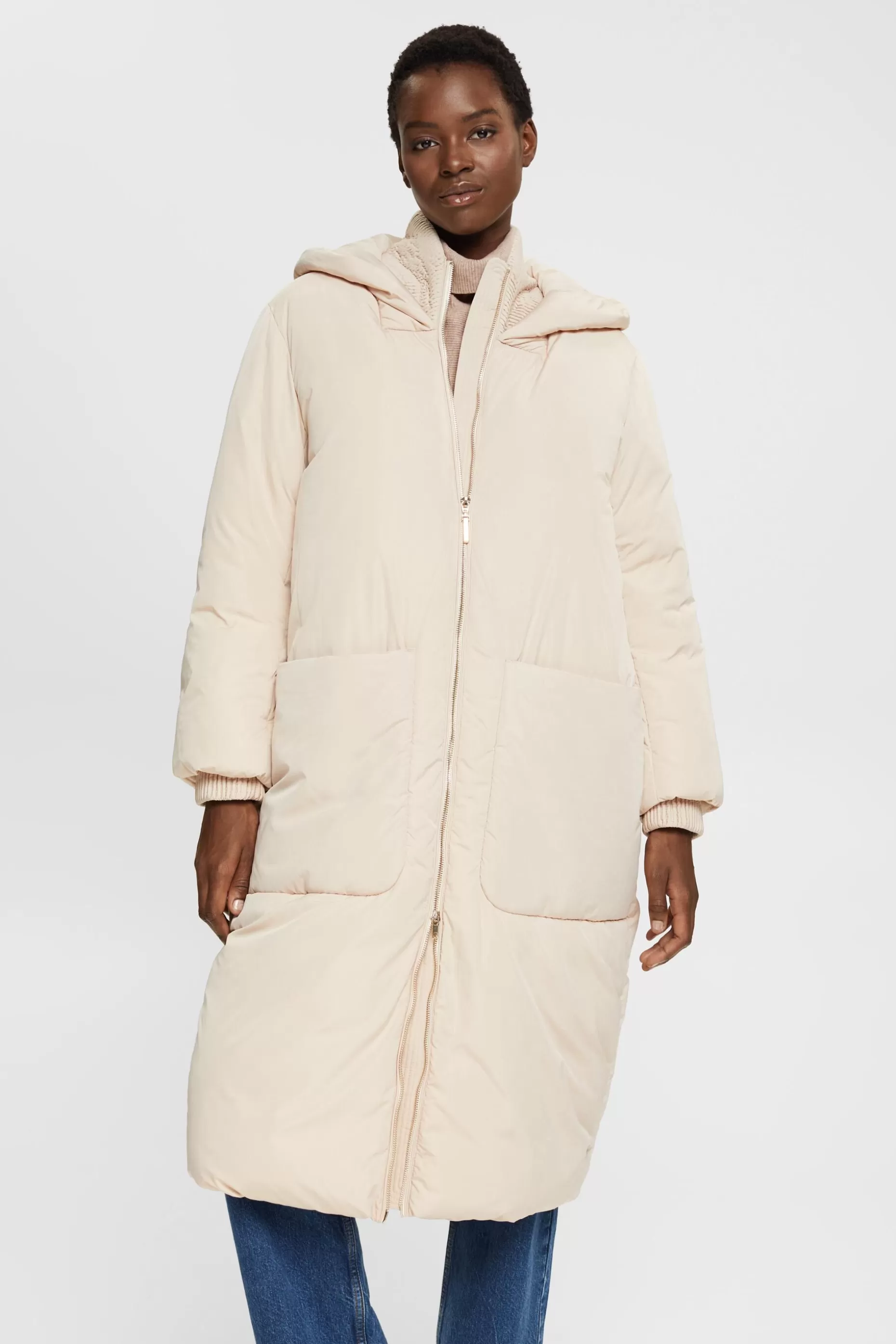 ESPRIT Hooded Padded Coat at our Online Shop *Women Jackets + Coats