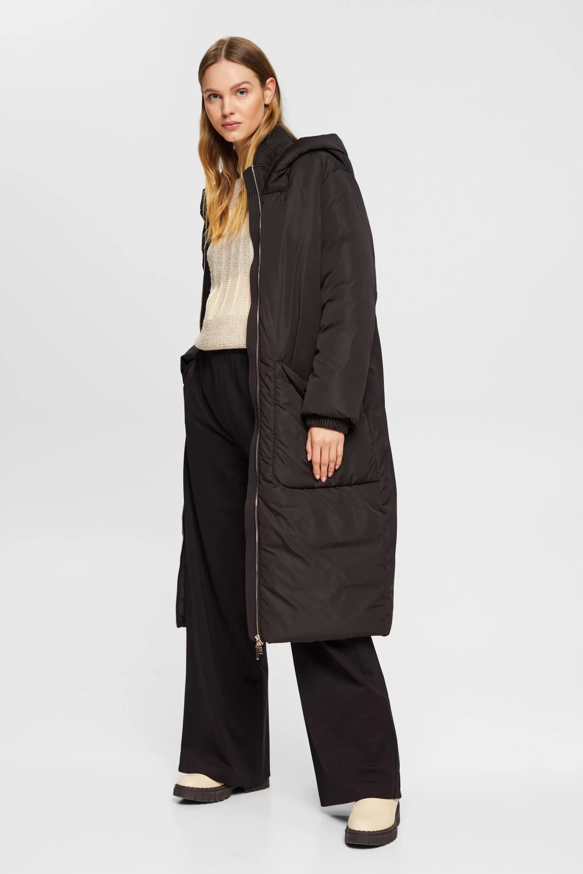 ESPRIT Hooded Padded Coat at our Online Shop *Women Jackets + Coats
