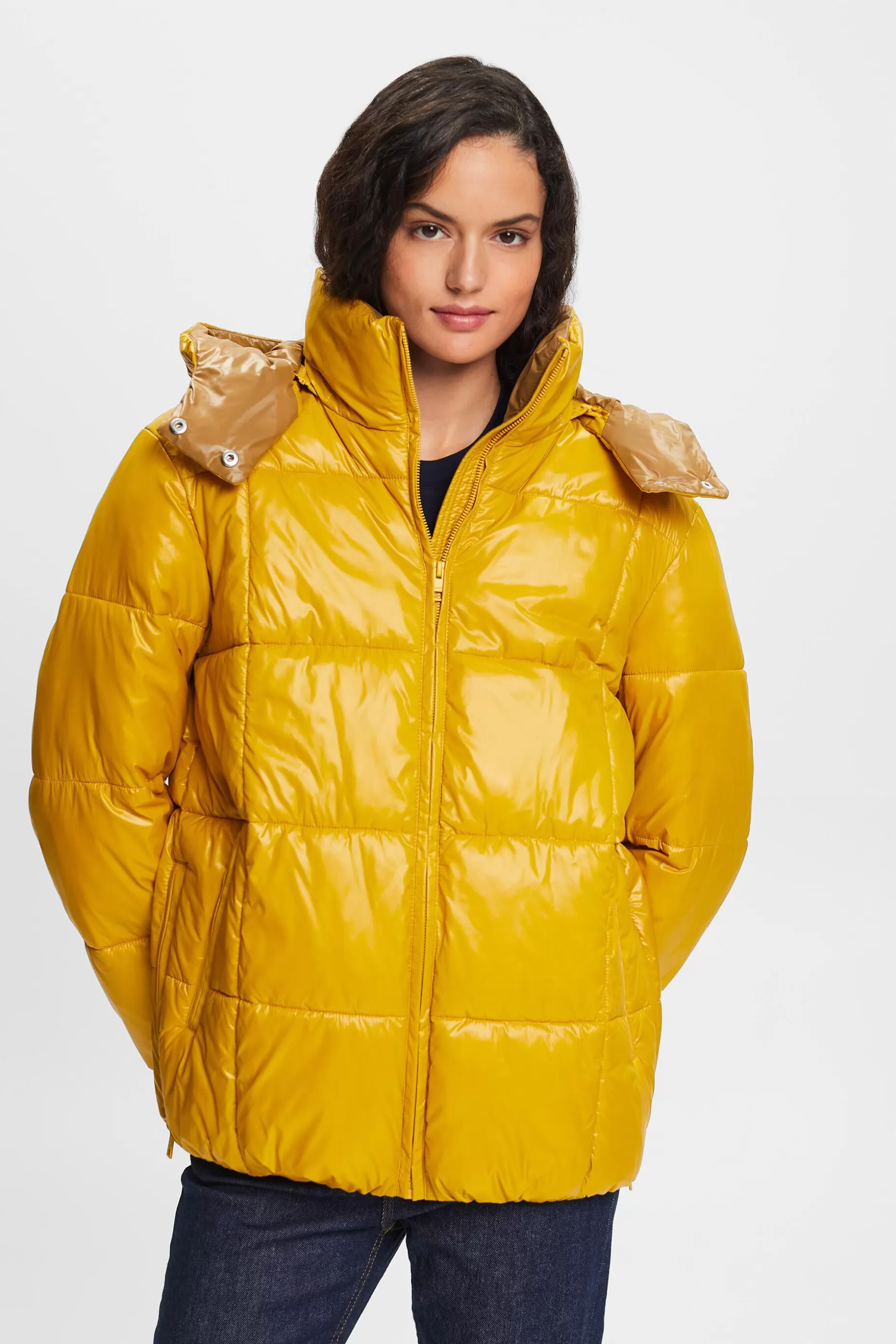 ESPRIT Hooded Puffer Jacket at our Online Shop *Women Jackets + Coats