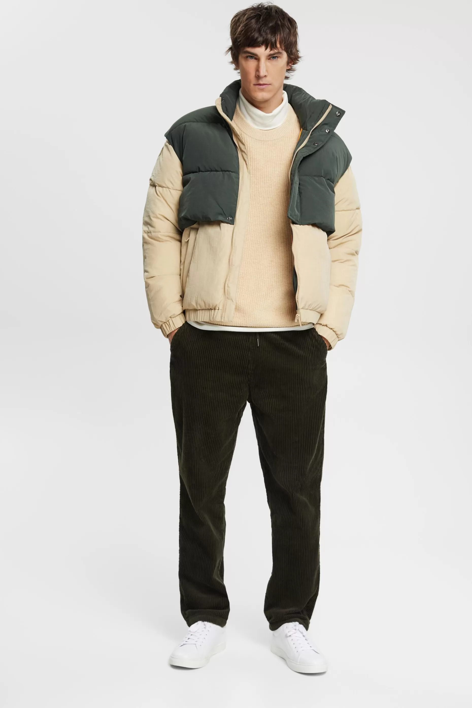 ESPRIT Hybrid puffer jacket at our Online Shop *Men Jackets + Coats
