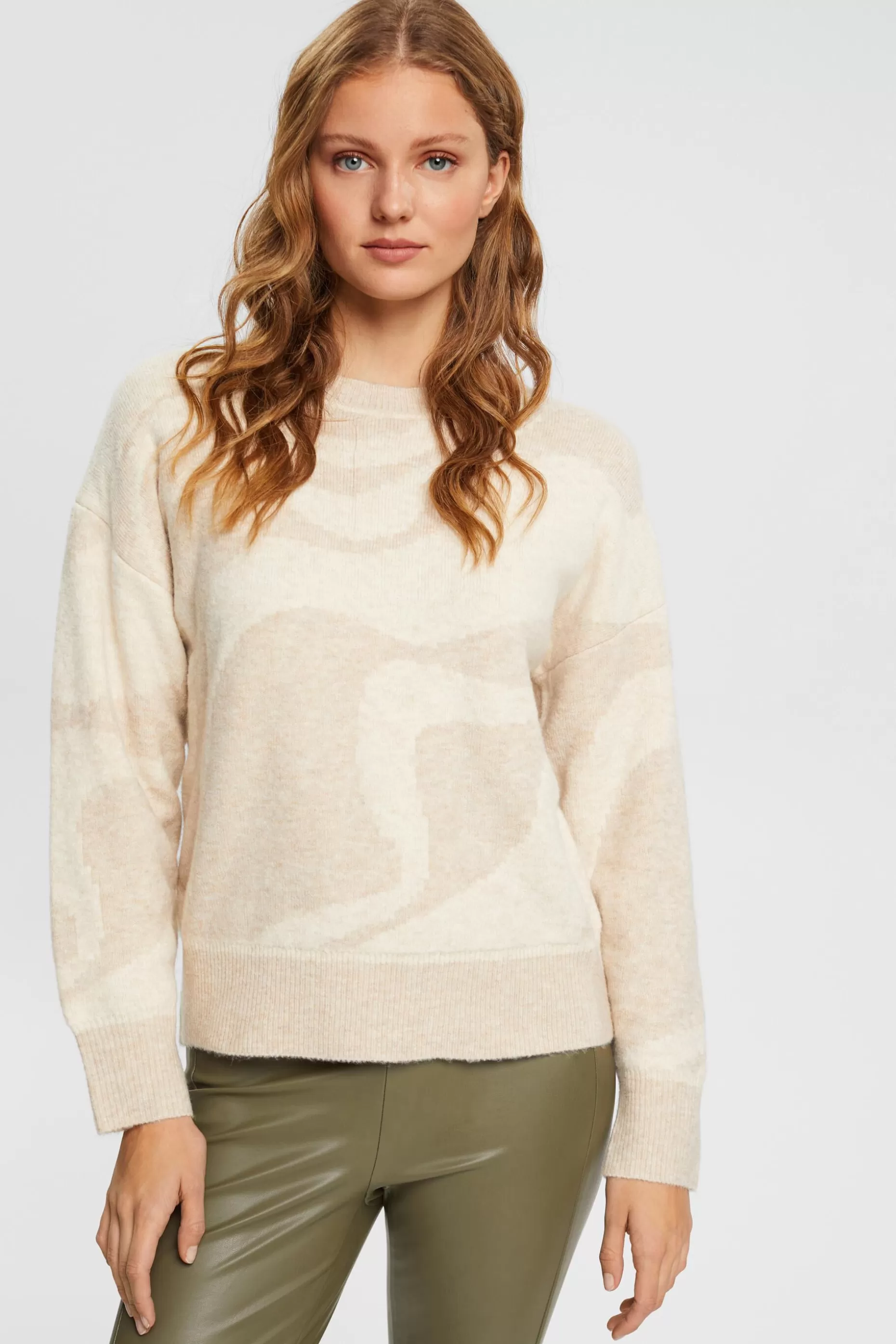 ESPRIT Intarsia Knit Sweater at our Online Shop *Women Tops