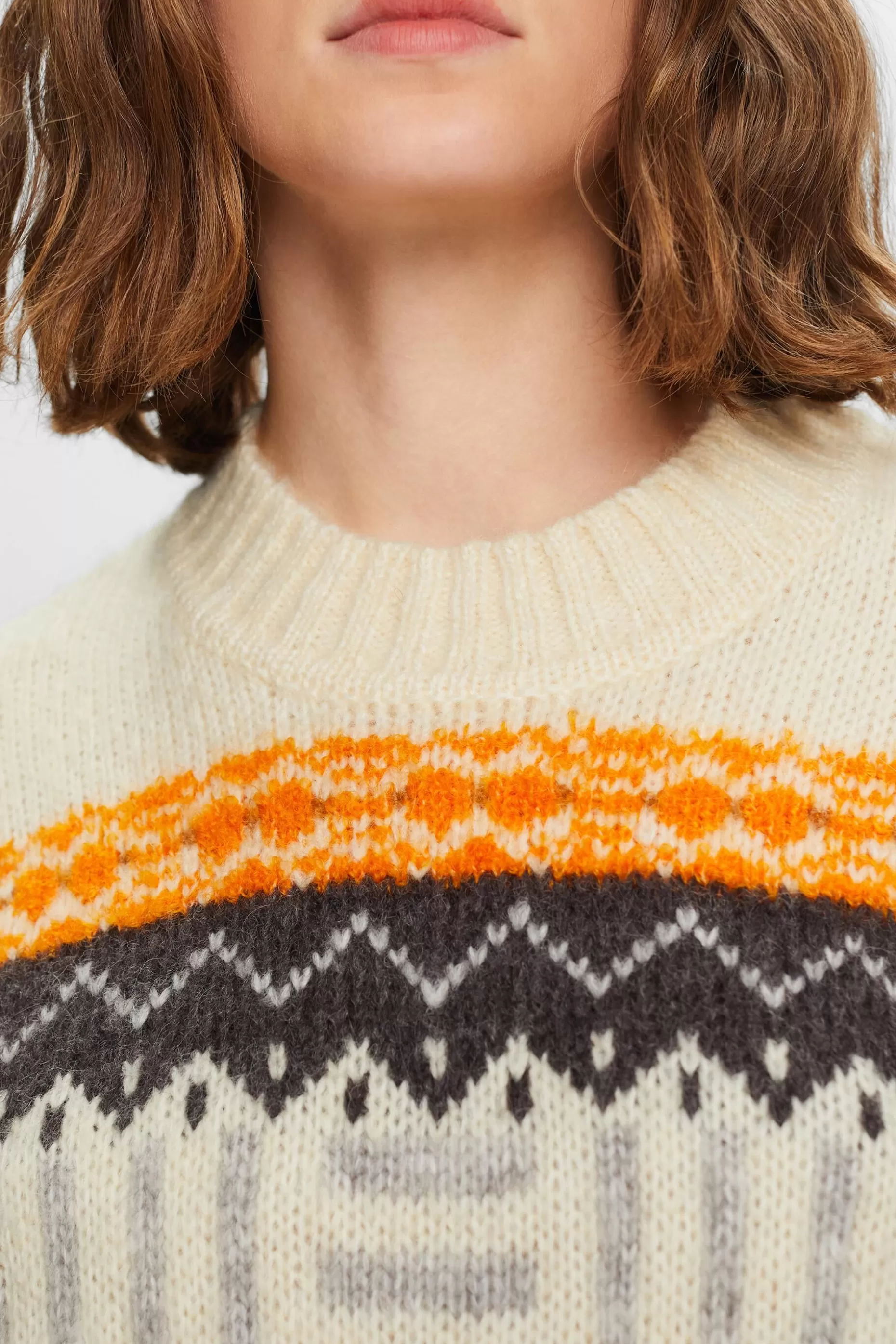 ESPRIT Jacquard Crewneck Sweater at our Online Shop *Women Sweaters