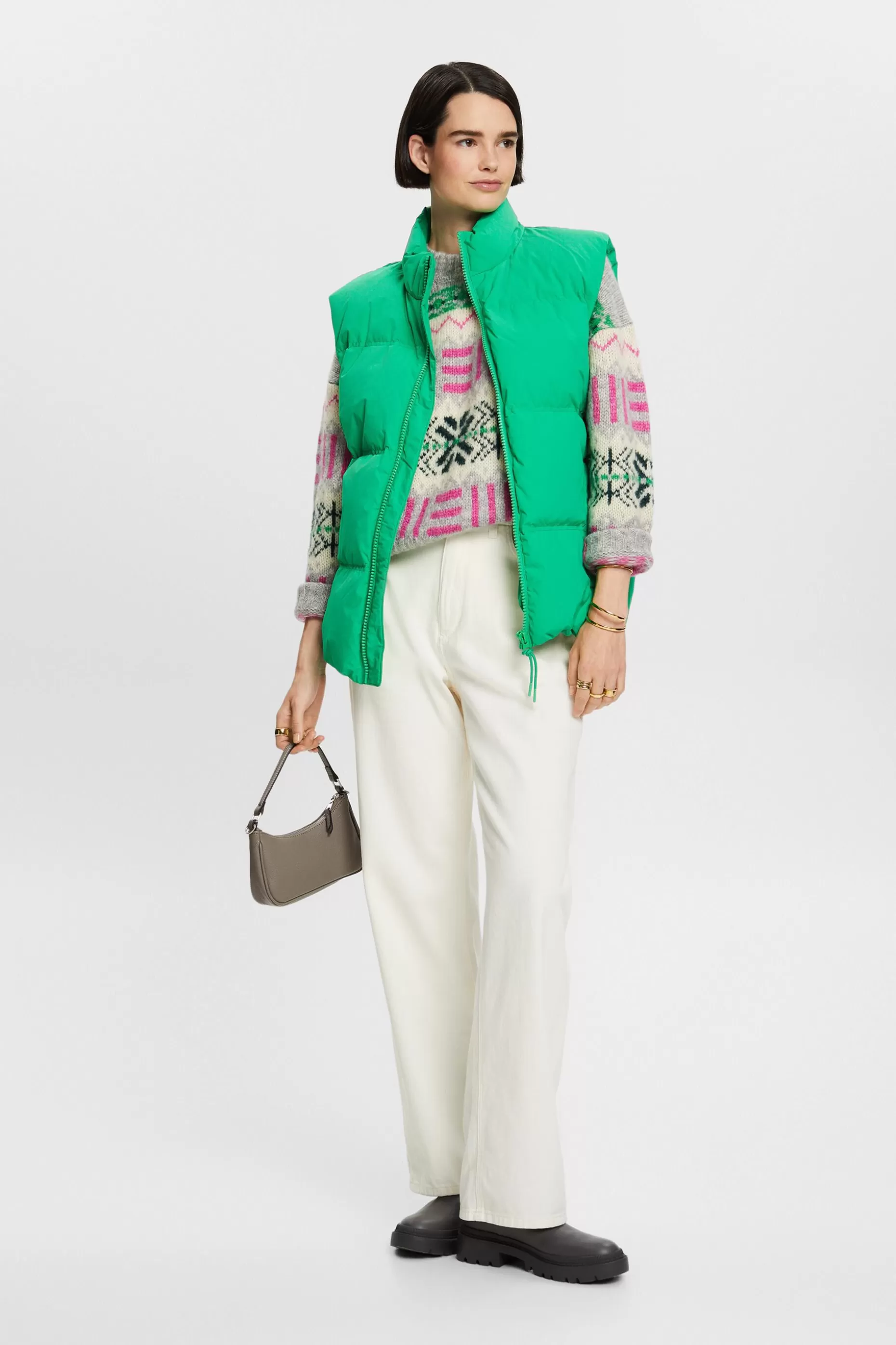 ESPRIT Jacquard Crewneck Sweater at our Online Shop *Women Sweaters