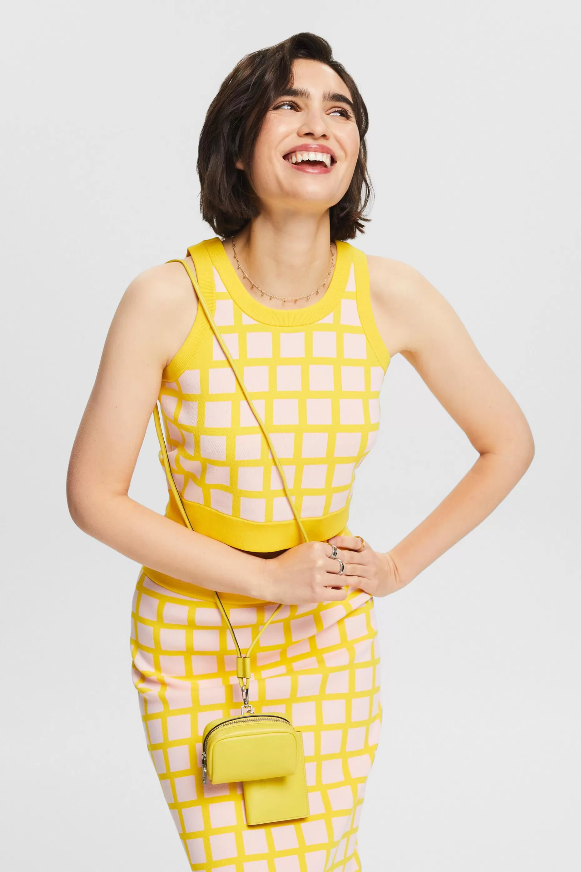 ESPRIT Jacquard Cropped Sweater Tank at our Online Shop *Women Sweaters