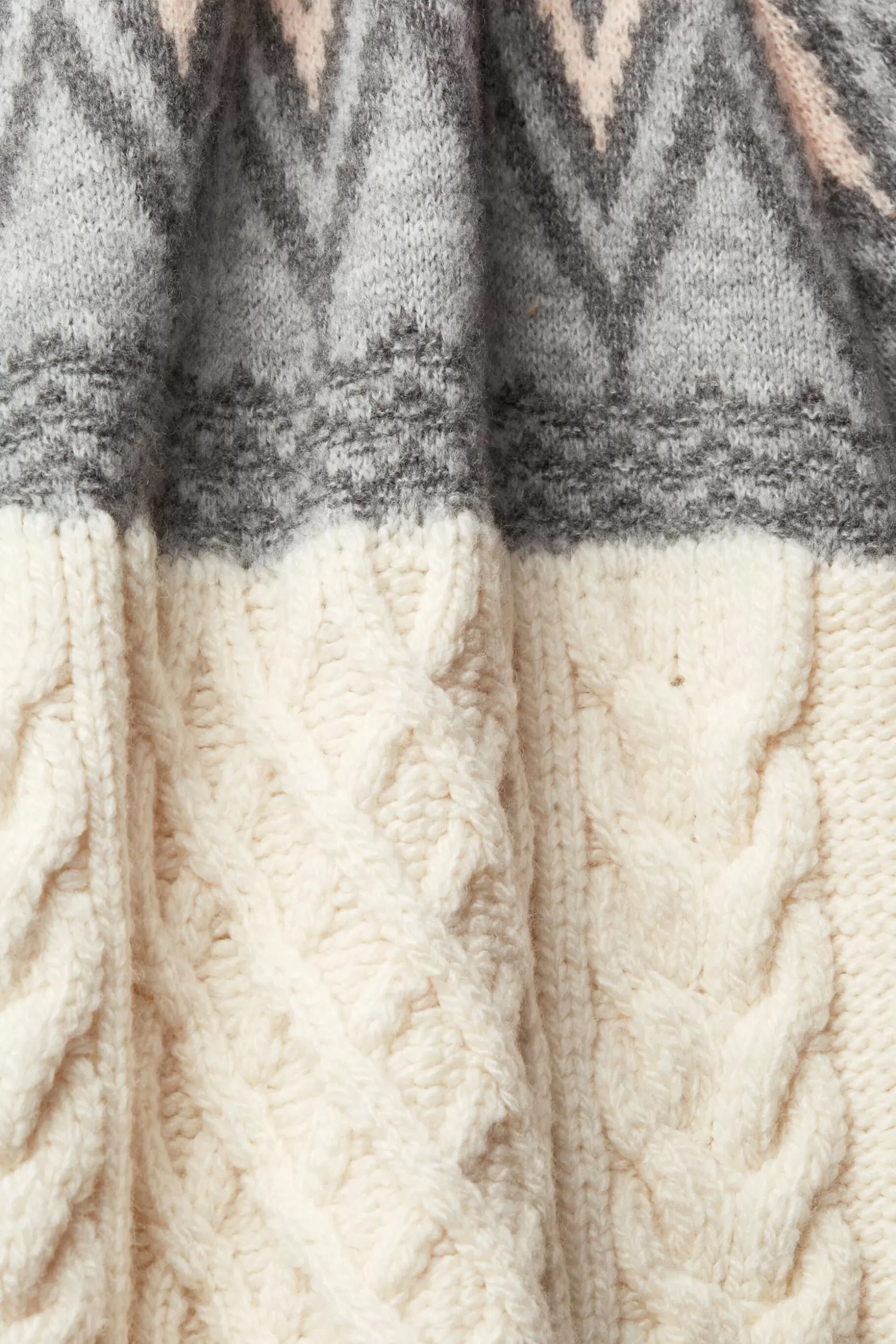 ESPRIT Jacquard knit roll neck jumper with wool at our Online Shop *Women Tops