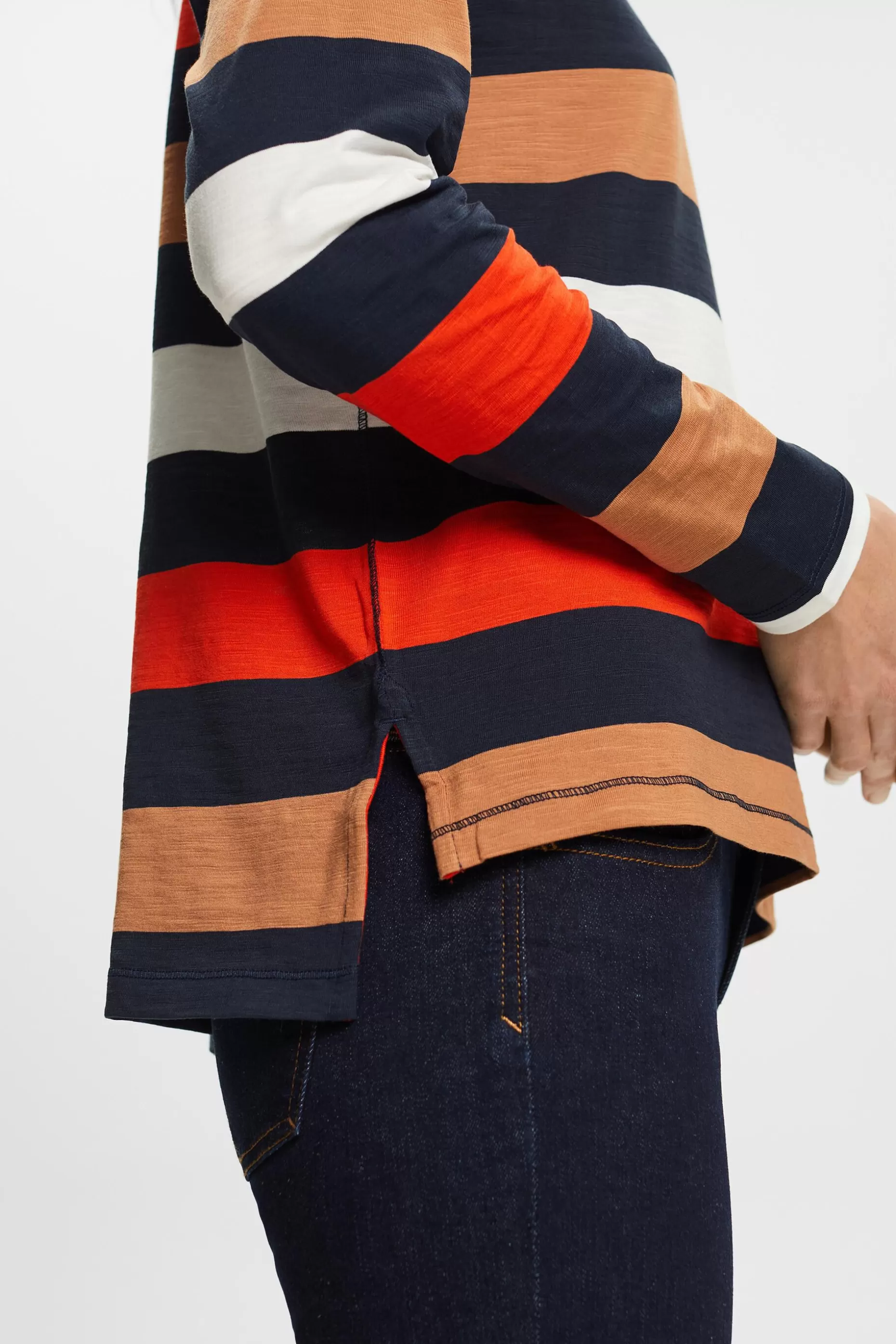ESPRIT Jersey long sleeve top, 100% cotton at our Online Shop *Women T-Shirts + Tops