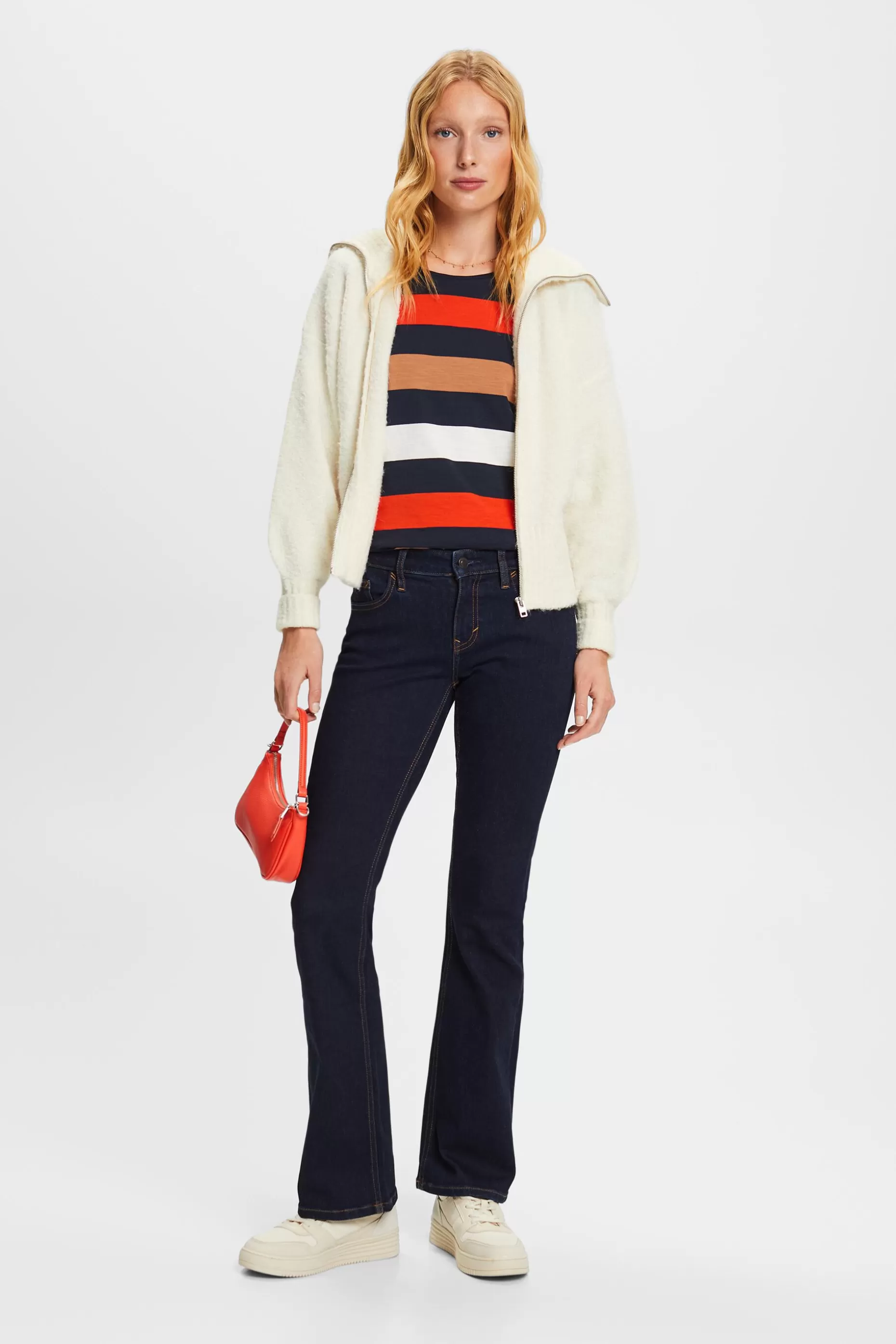 ESPRIT Jersey long sleeve top, 100% cotton at our Online Shop *Women T-Shirts + Tops