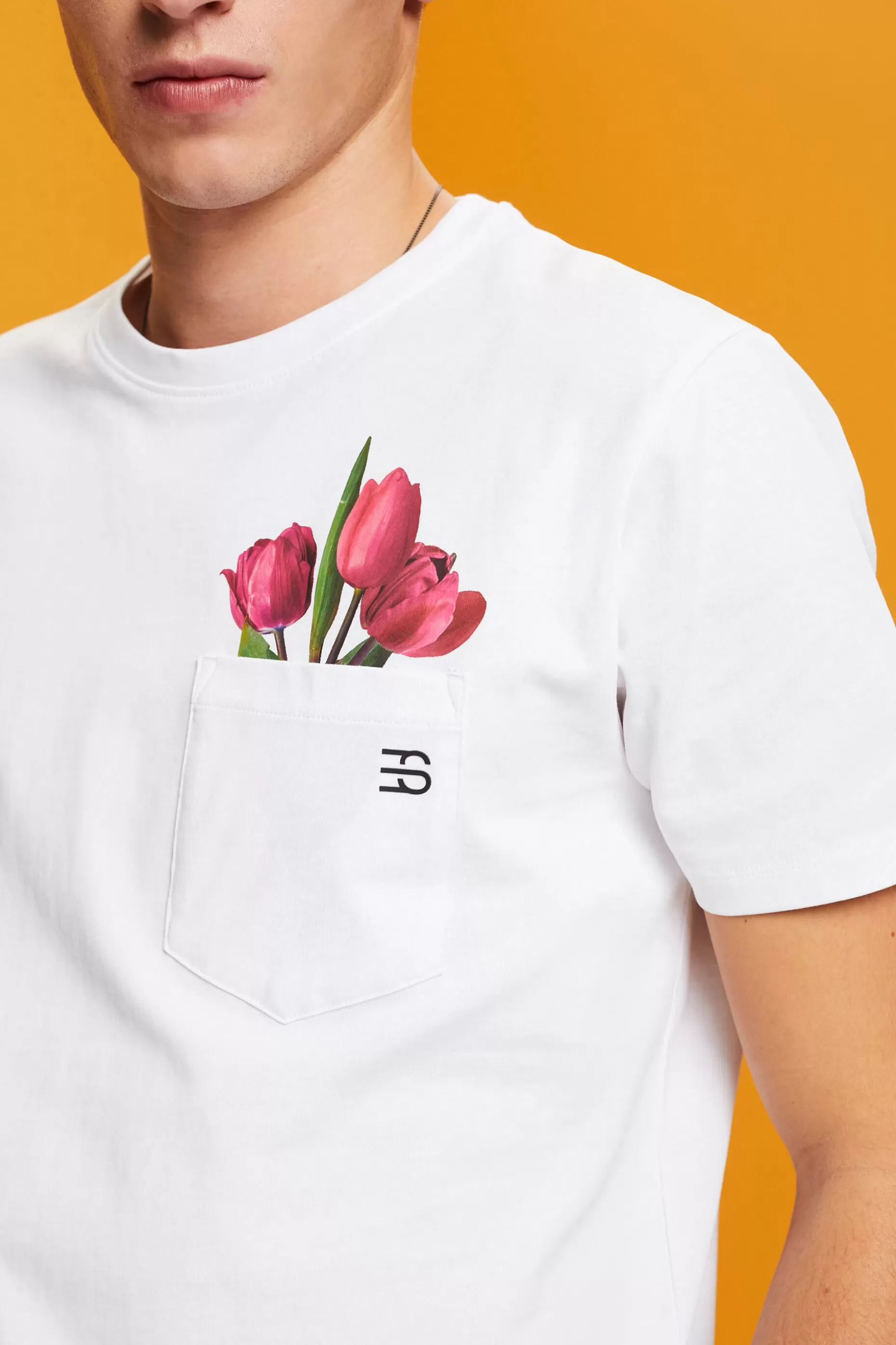 ESPRIT Jersey t-shirt with a print, 100% cotton at our Online Shop *Men T-Shirts + Polos
