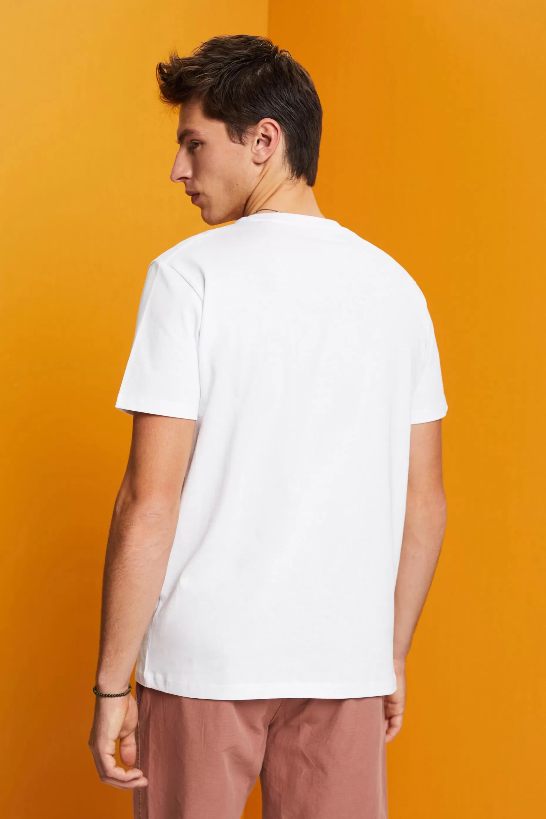 ESPRIT Jersey t-shirt with a print, 100% cotton at our Online Shop *Men T-Shirts + Polos