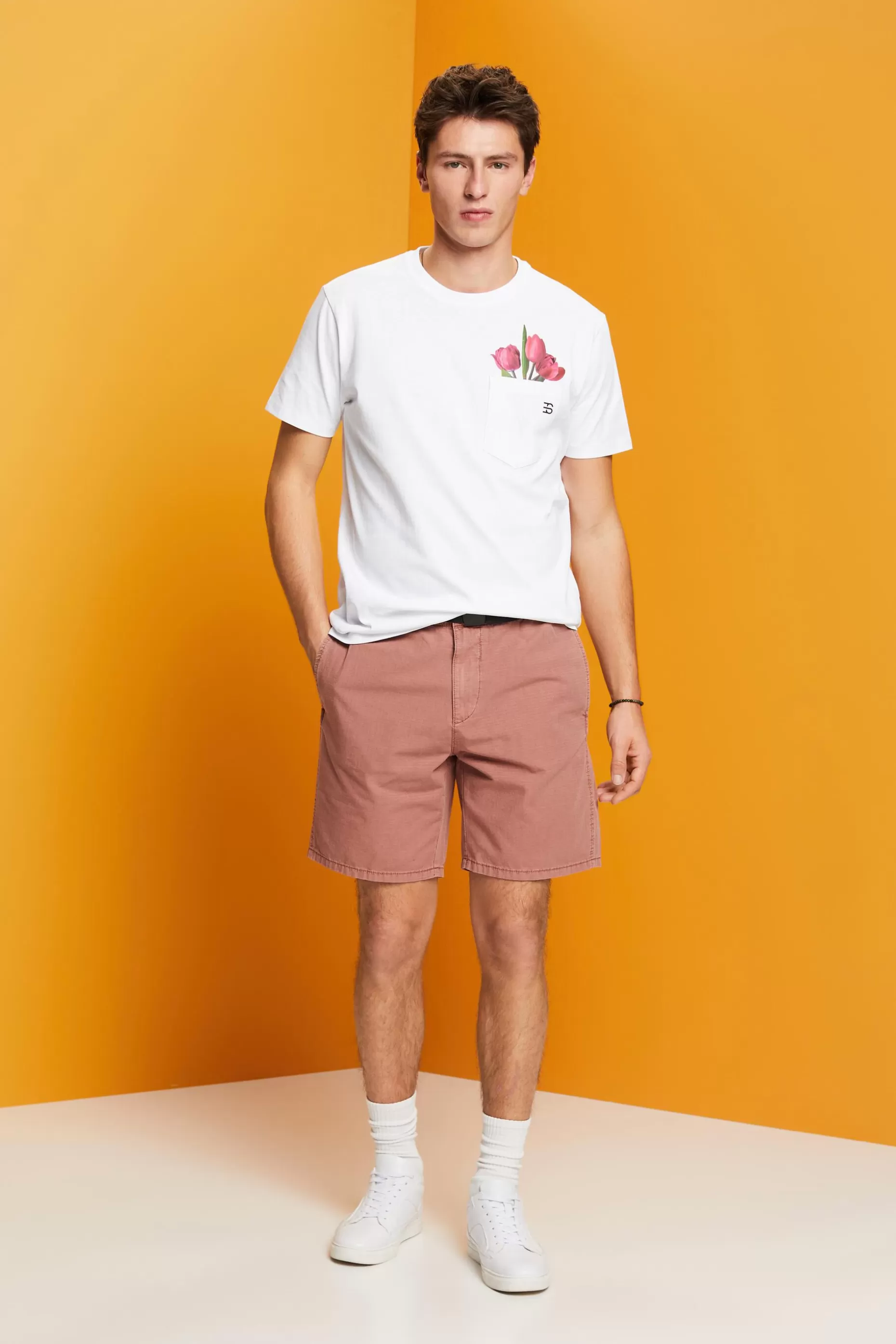 ESPRIT Jersey t-shirt with a print, 100% cotton at our Online Shop *Men T-Shirts + Polos
