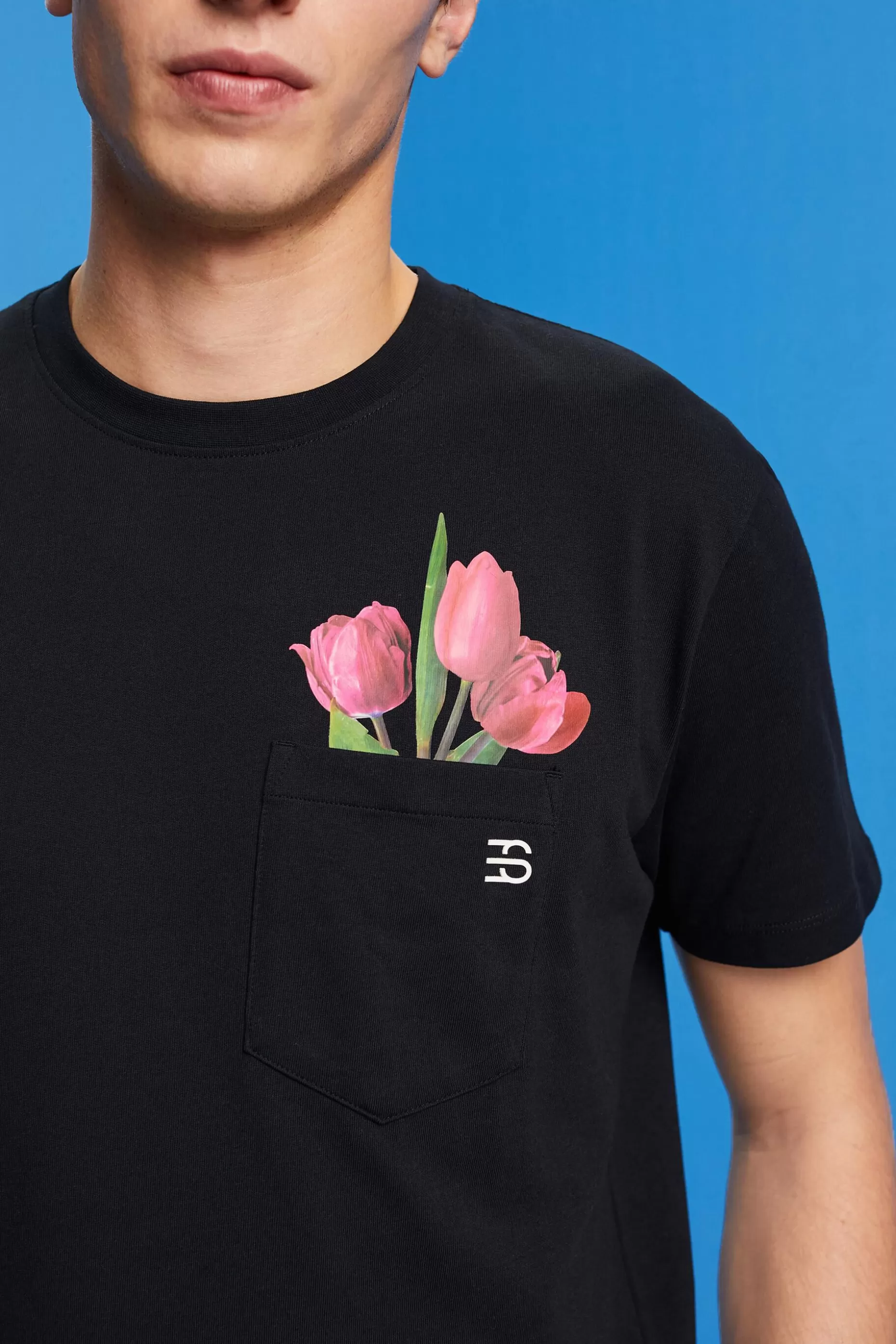 ESPRIT Jersey t-shirt with a print, 100% cotton at our Online Shop *Men T-Shirts + Polos