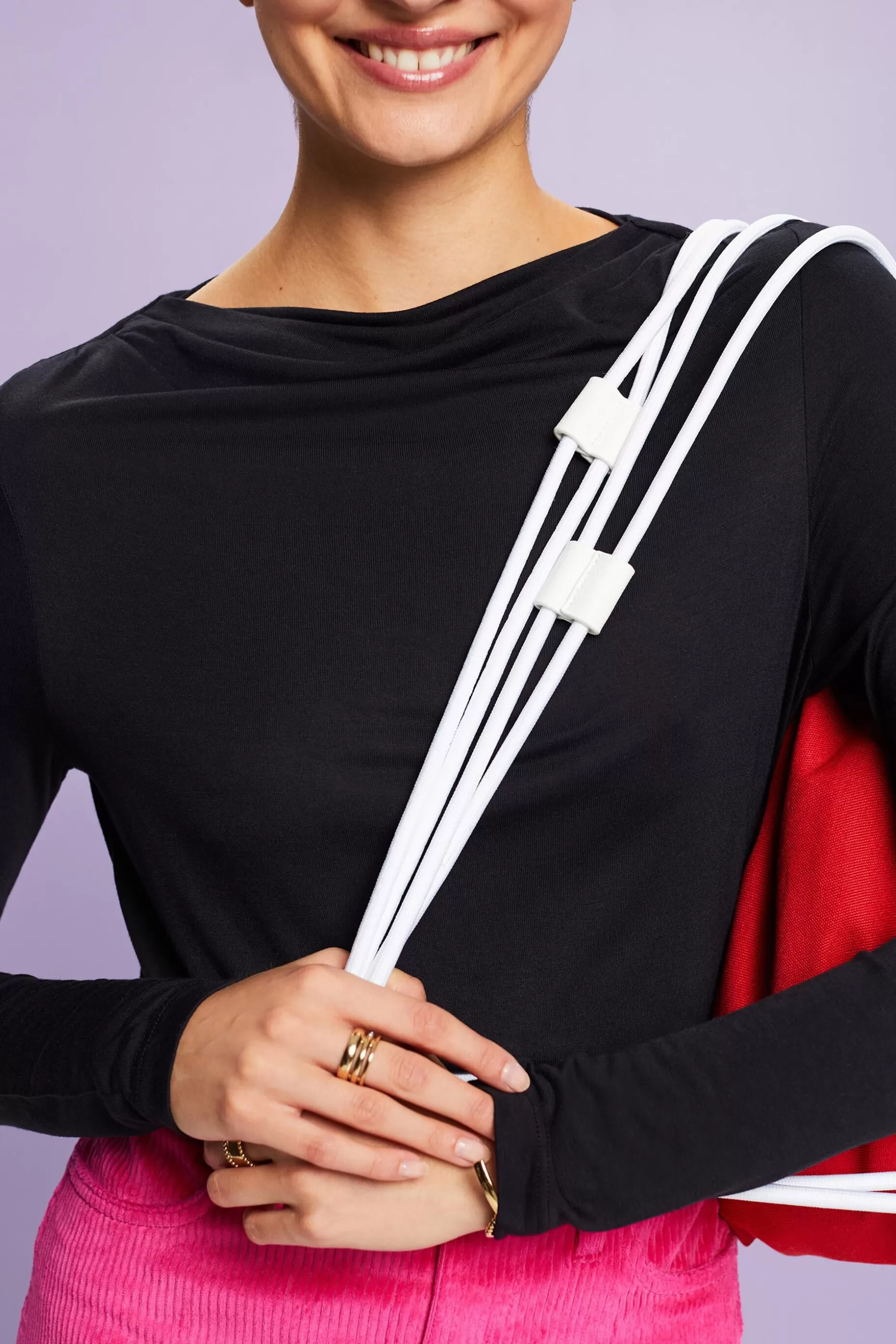 ESPRIT Jersey Waterfall Longsleeve Top at our Online Shop *Women T-Shirts + Tops