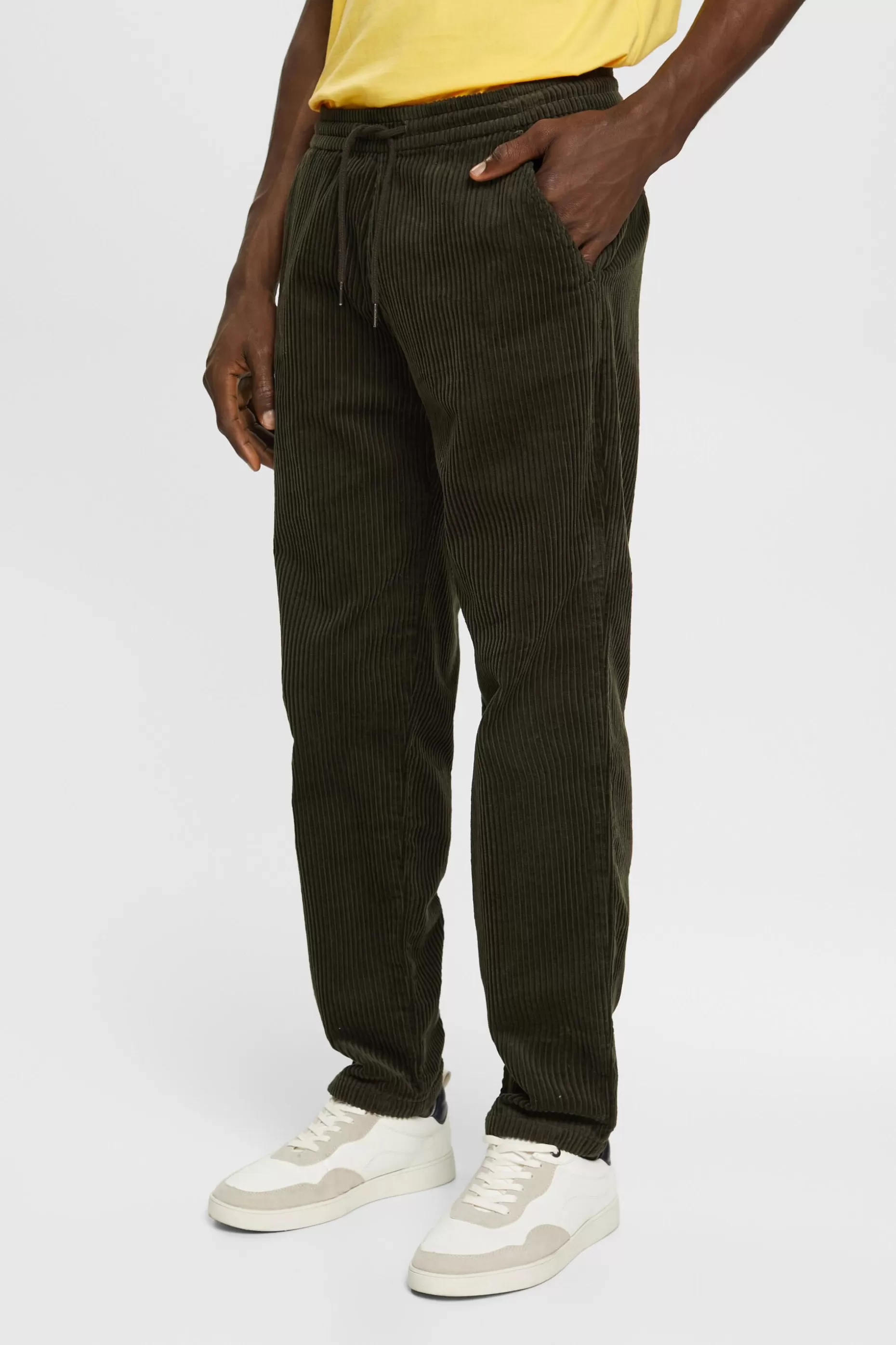 ESPRIT Jogger style corduroy trousers at our Online Shop *Men Bottoms