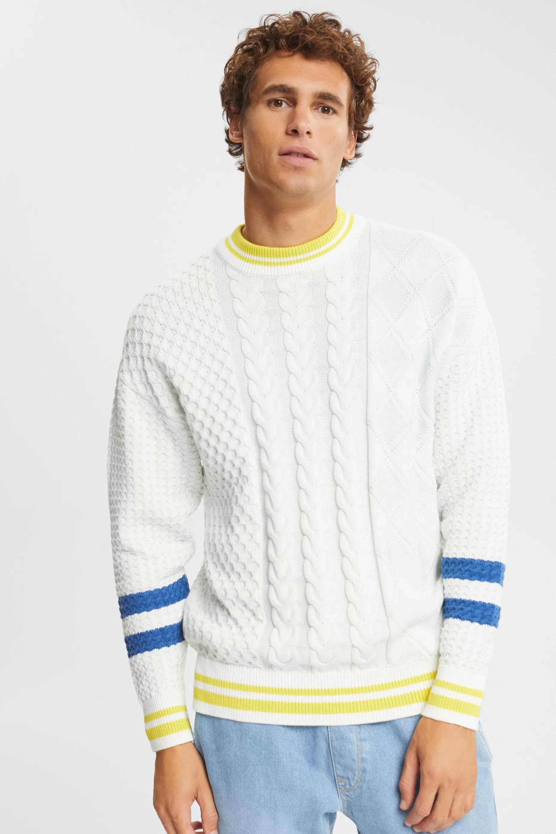 ESPRIT Jumper with a knit pattern at our Online Shop * Sale Under $50