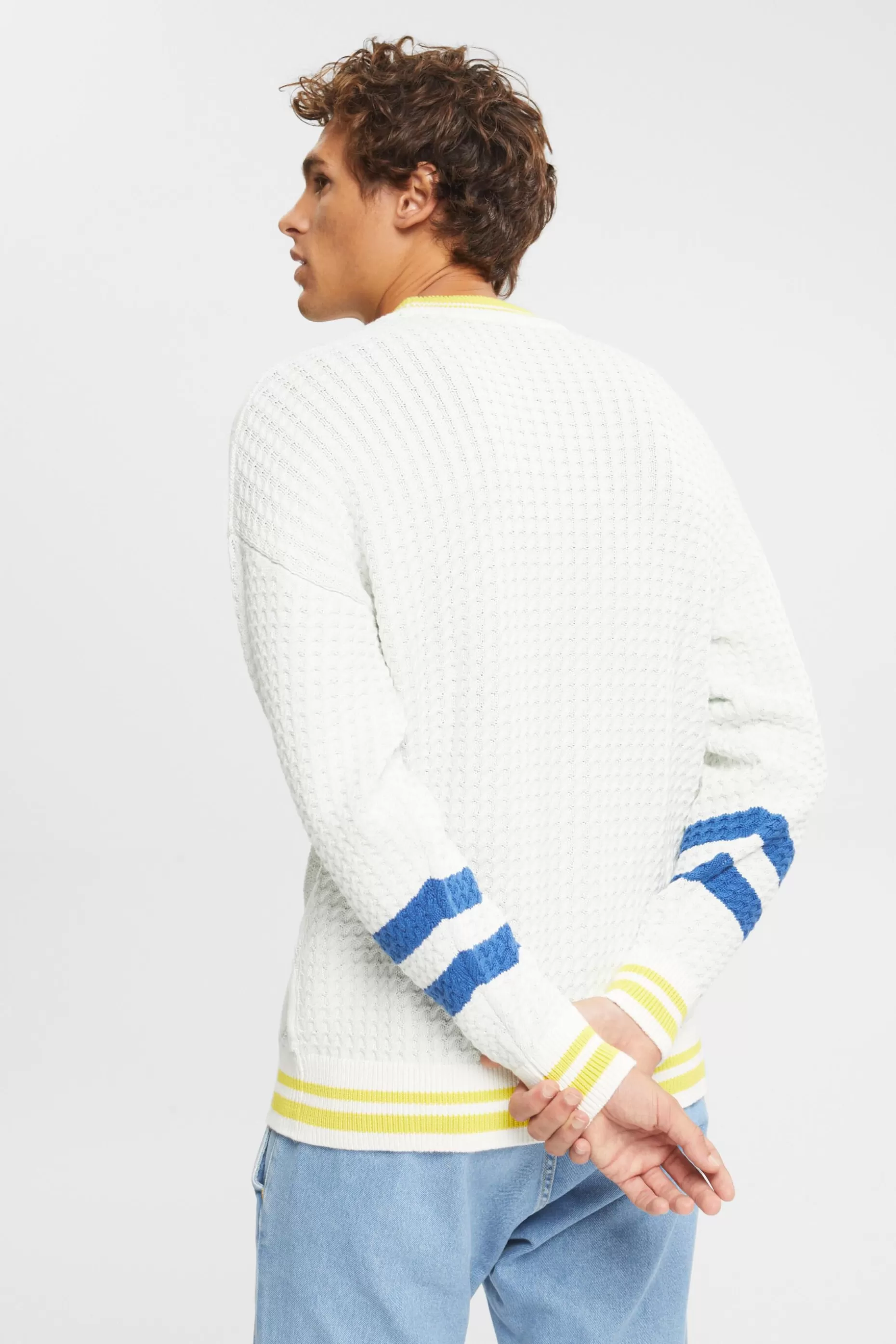 ESPRIT Jumper with a knit pattern at our Online Shop *Men Tops