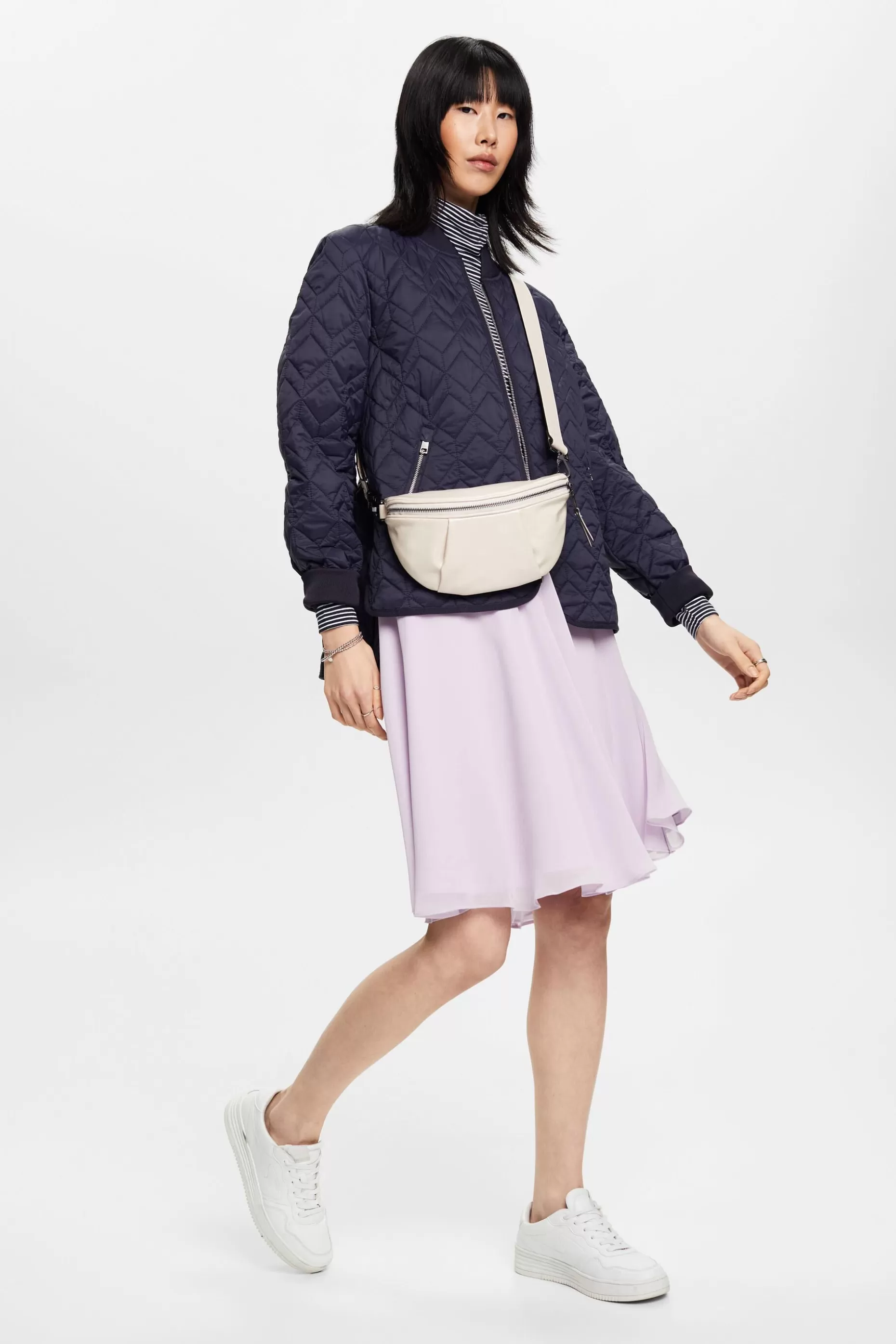 ESPRIT Knee-length chiffon skirt at our Online Shop *Women Skirts + Shorts