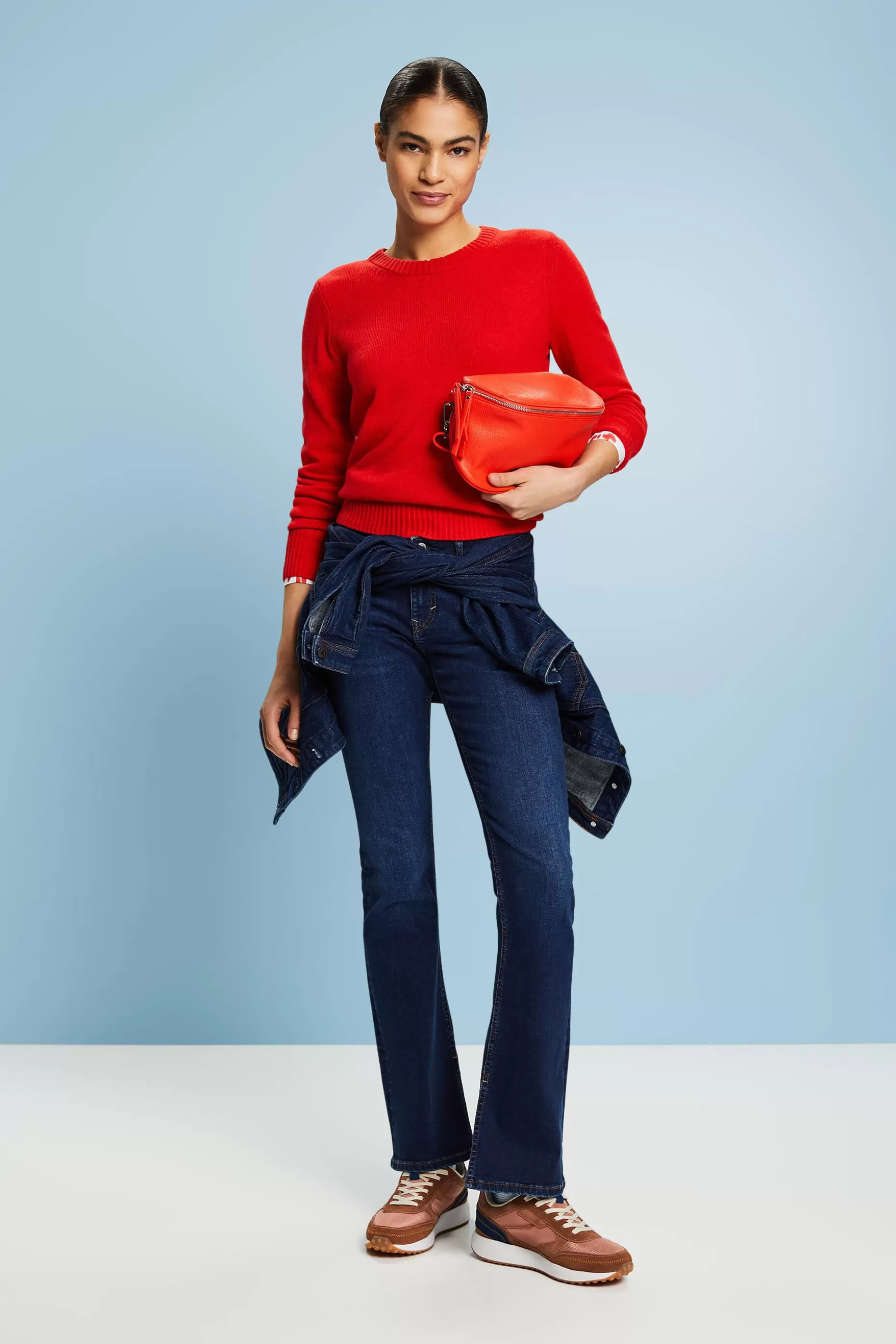 ESPRIT Knit Crewneck Sweater at our Online Shop *Women Sweaters