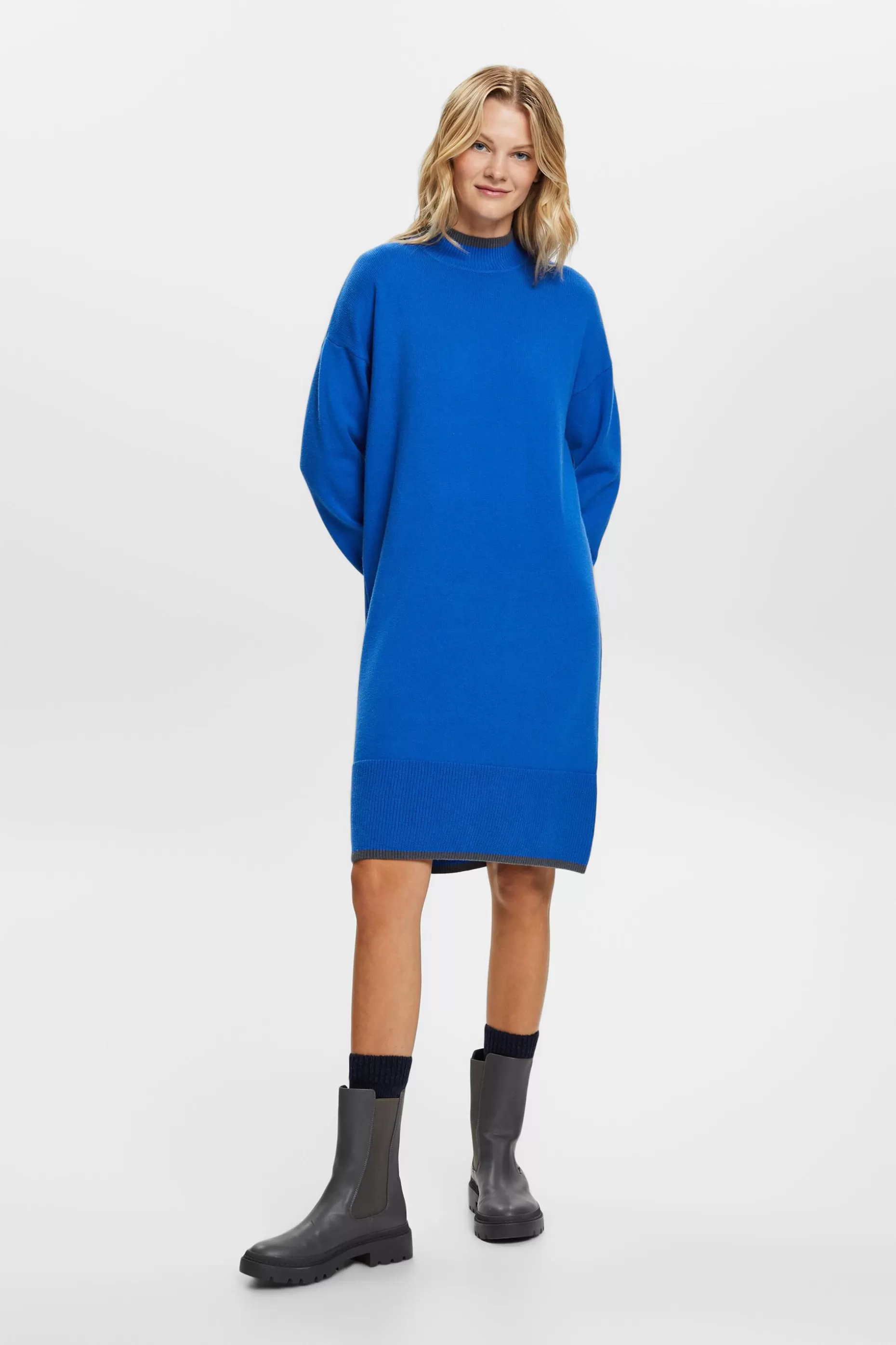 ESPRIT Knit Mock Neck Dress at our Online Shop *Women Dresses + Jumpsuits