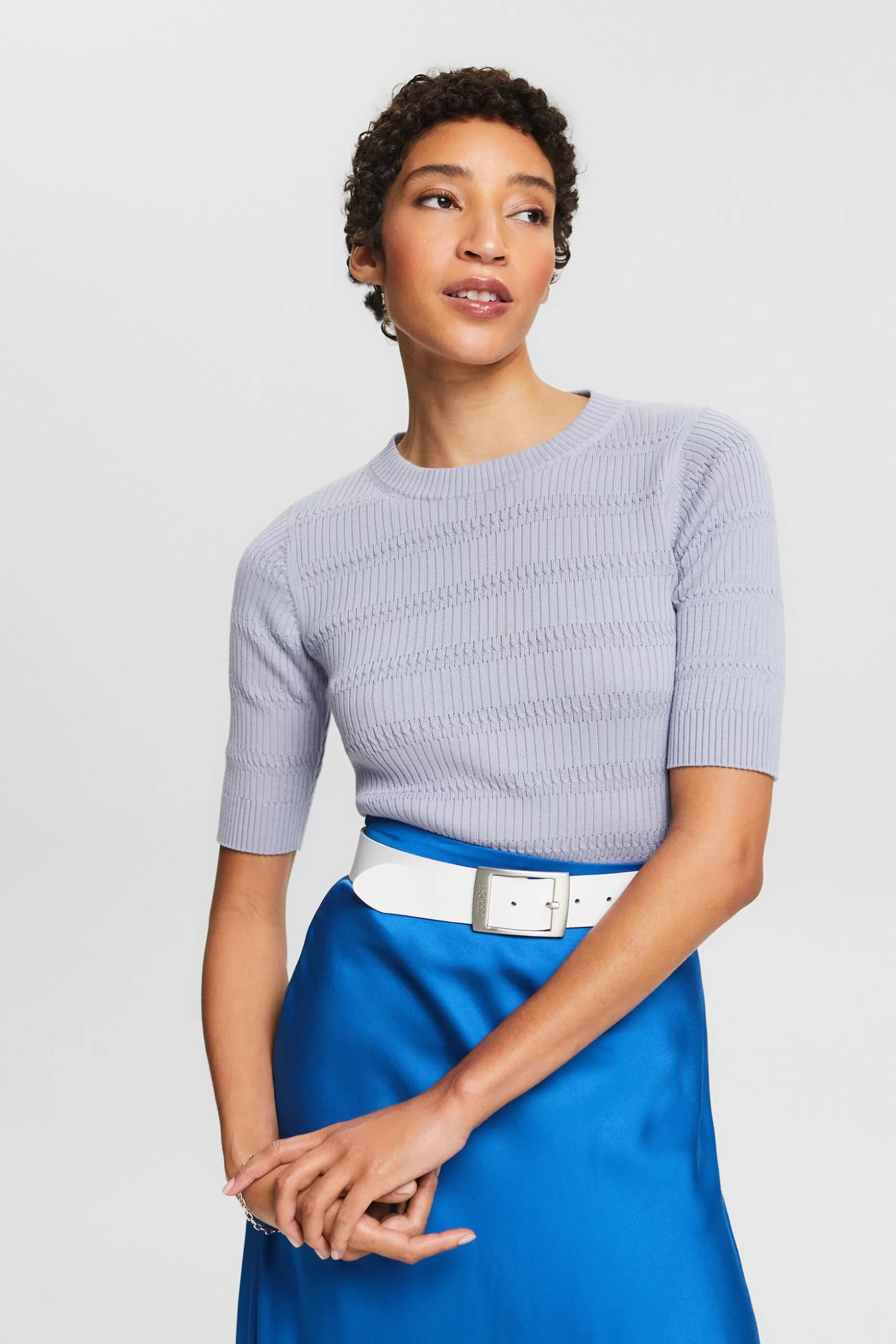 ESPRIT Knit Short-Sleeve Sweater at our Online Shop *Women Sweaters
