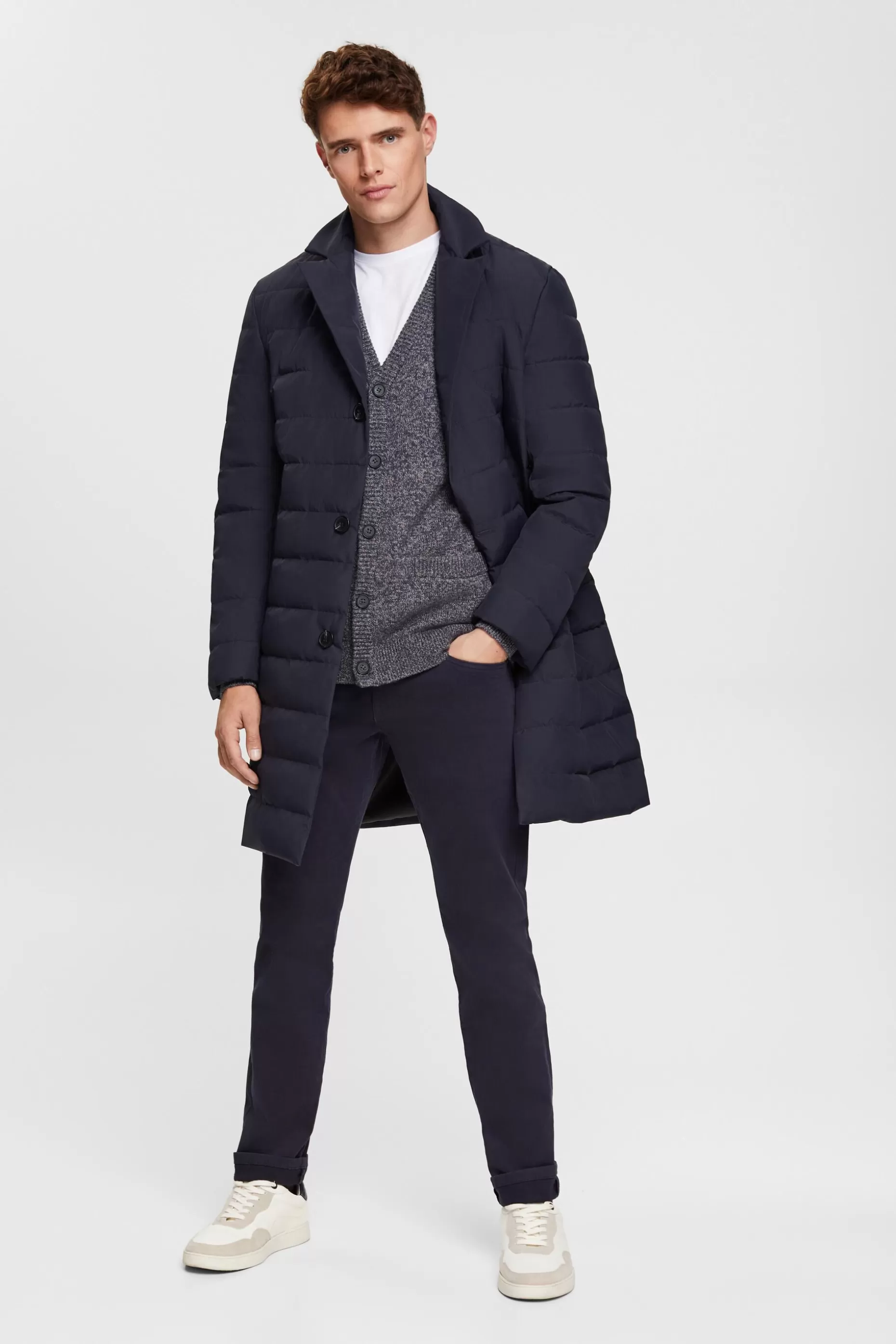 ESPRIT Knitted cardigan with buttons at our Online Shop *Men Sweaters