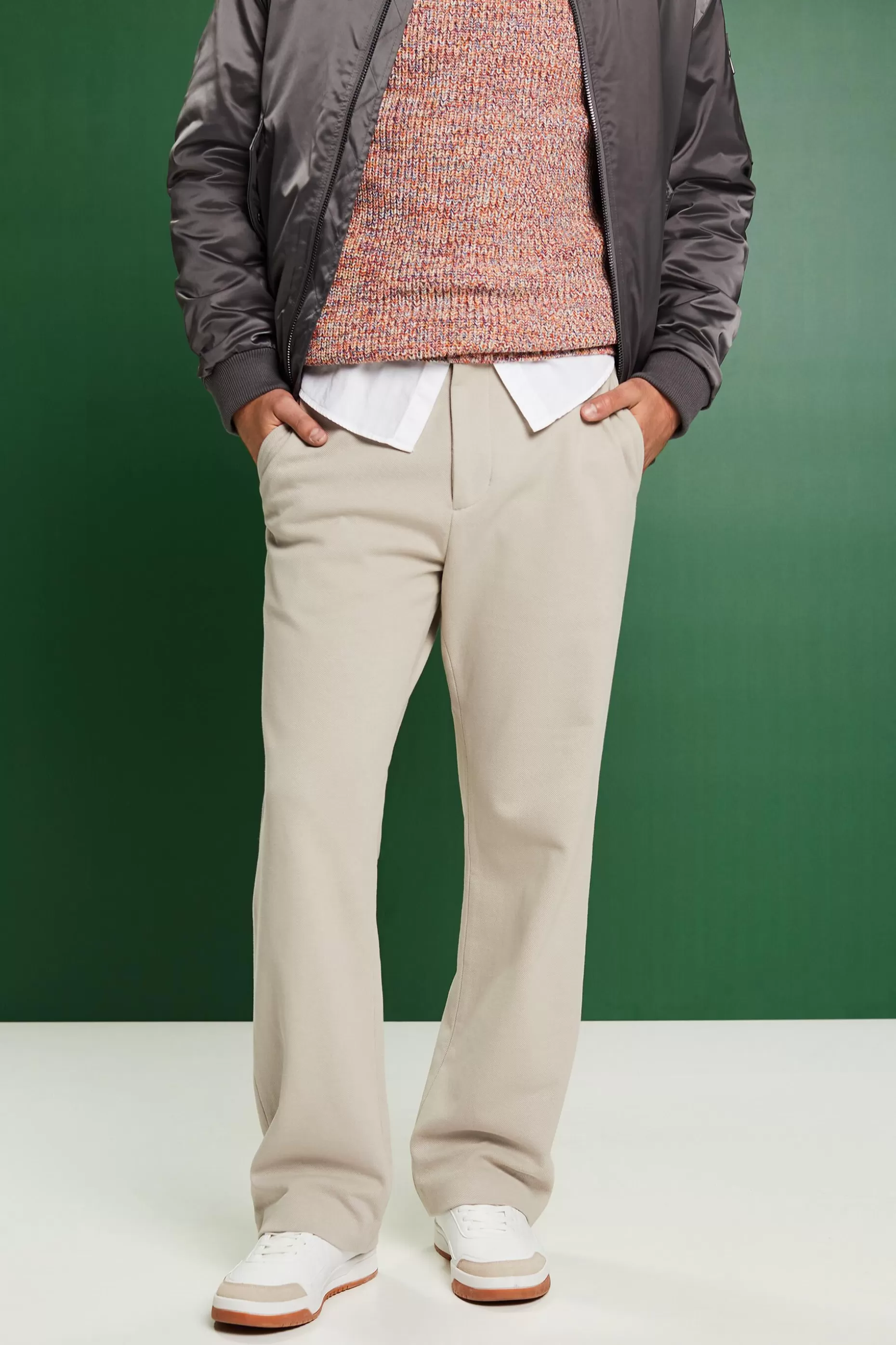 ESPRIT Knitted Cotton Blend Pants at our Online Shop *Men Pants + Joggers