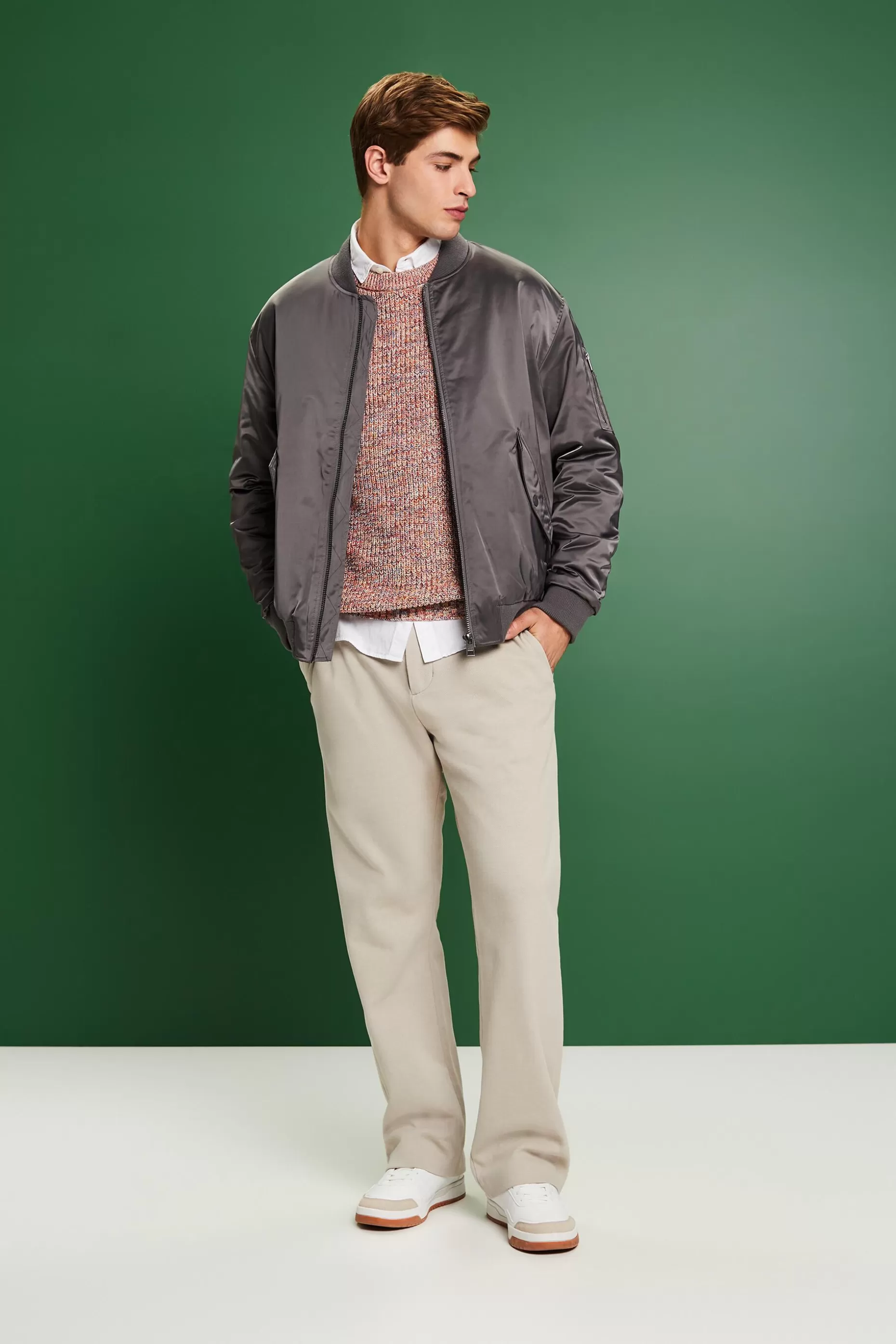 ESPRIT Knitted Cotton Blend Pants at our Online Shop *Men Pants + Joggers