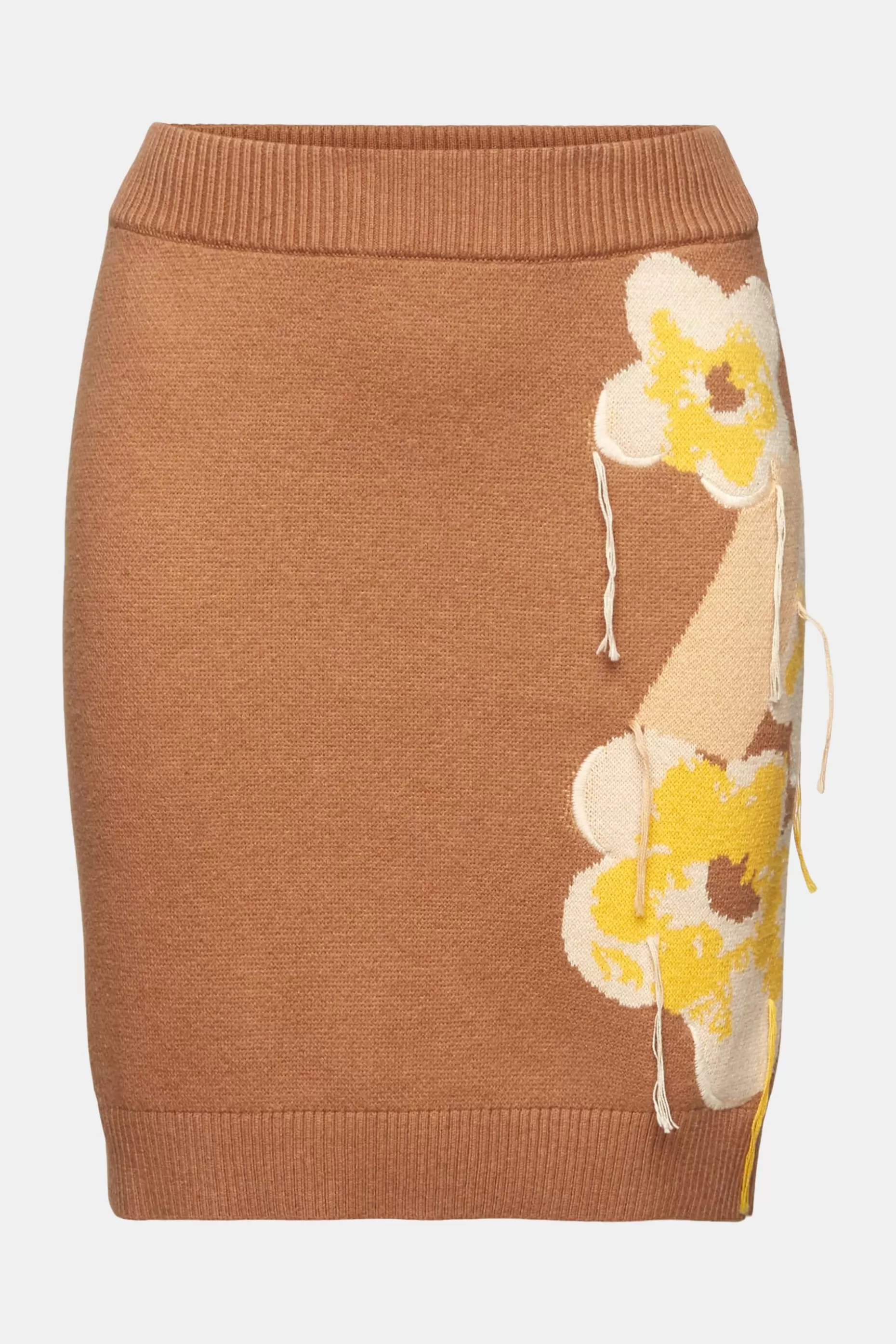 ESPRIT Knitted mini skirt with floral jacquard at our Online Shop *Women Skirts + Shorts