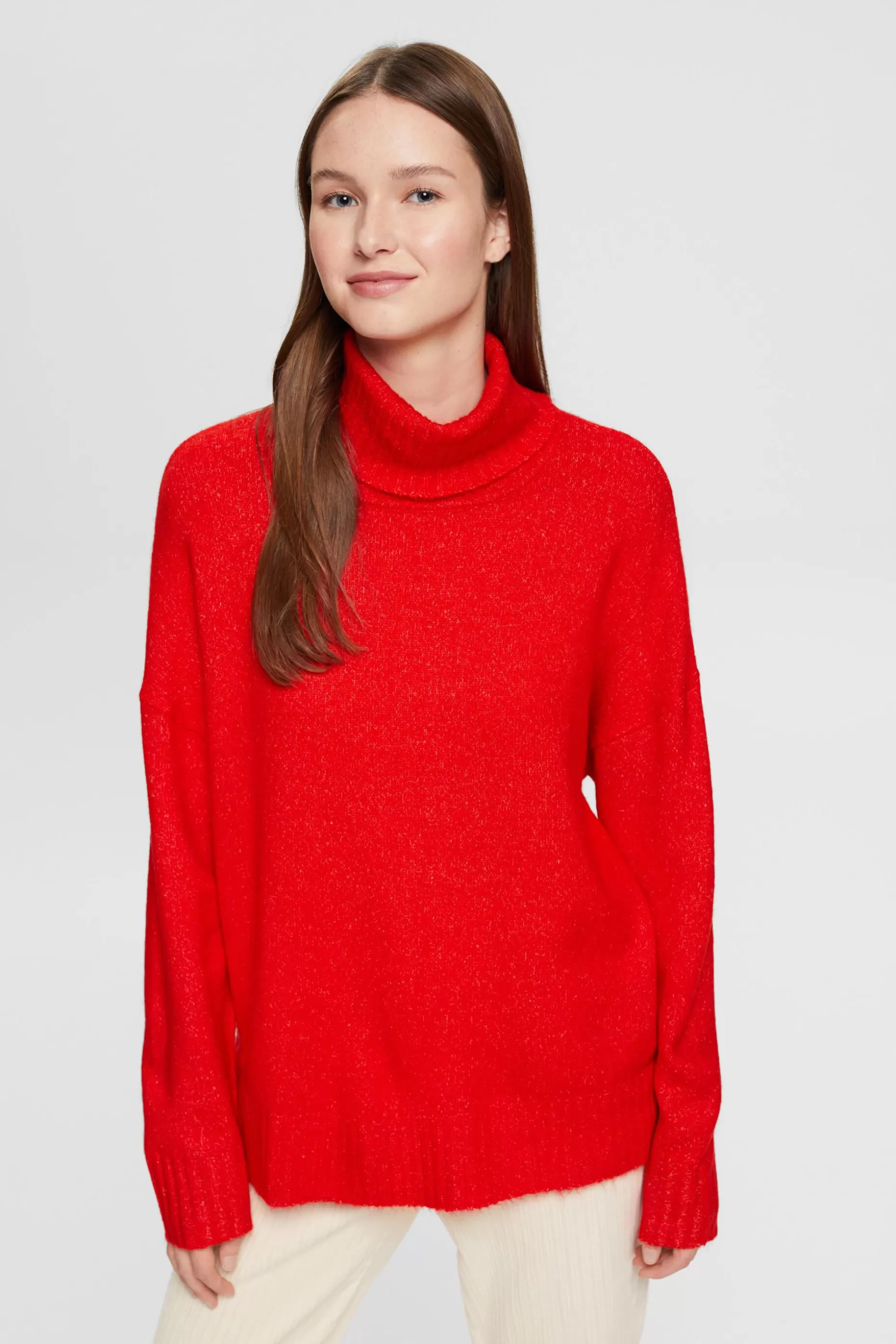 ESPRIT Knitted roll neck sweater at our Online Shop *Women Tops