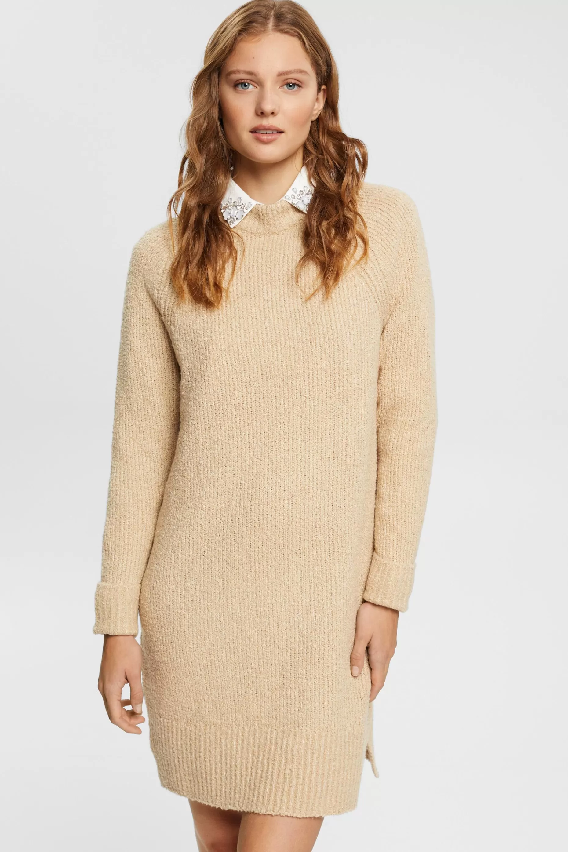 ESPRIT Knitted slub dress at our Online Shop *Women Dresses + Jumpsuits