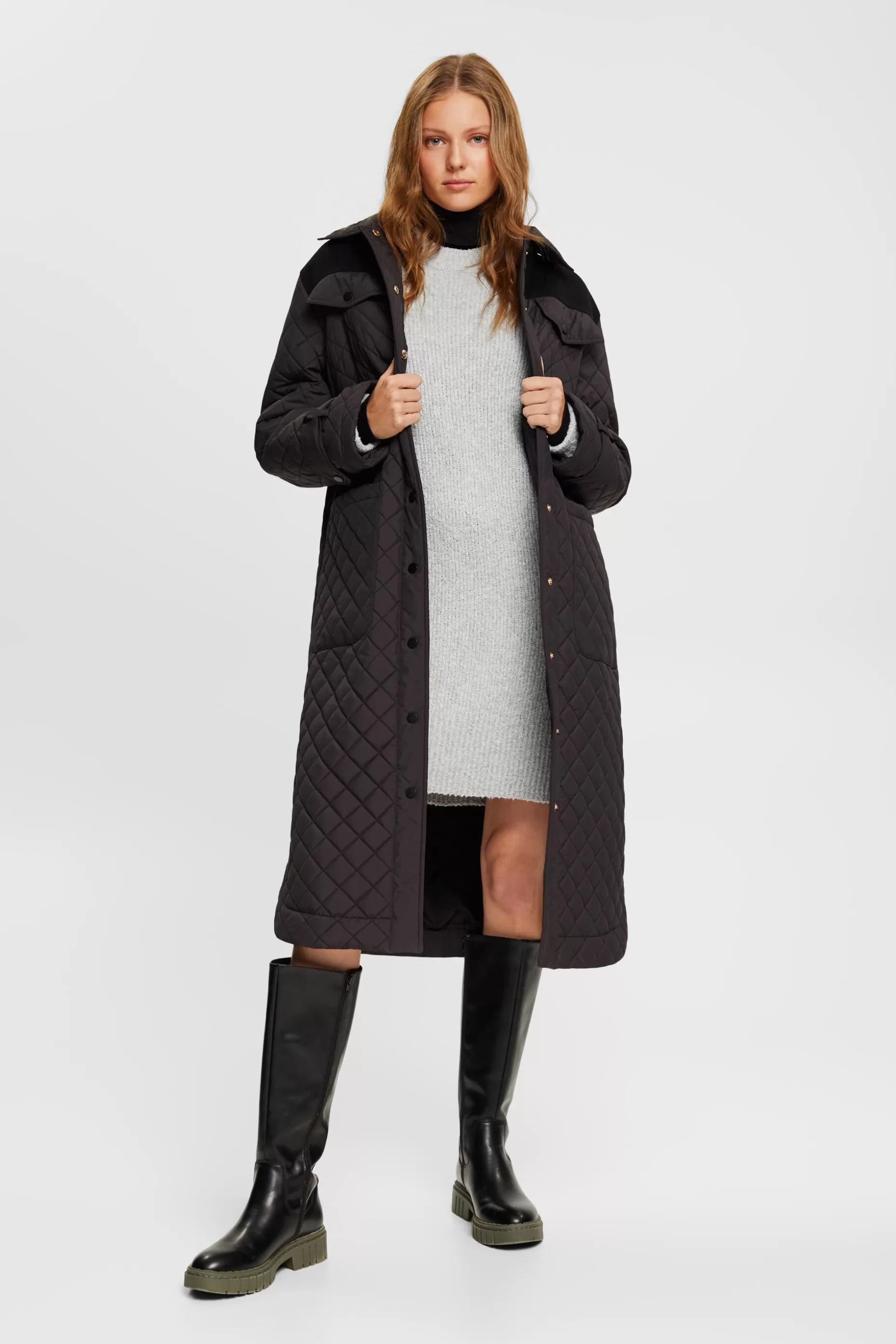 ESPRIT Knitted slub dress at our Online Shop *Women Dresses + Jumpsuits