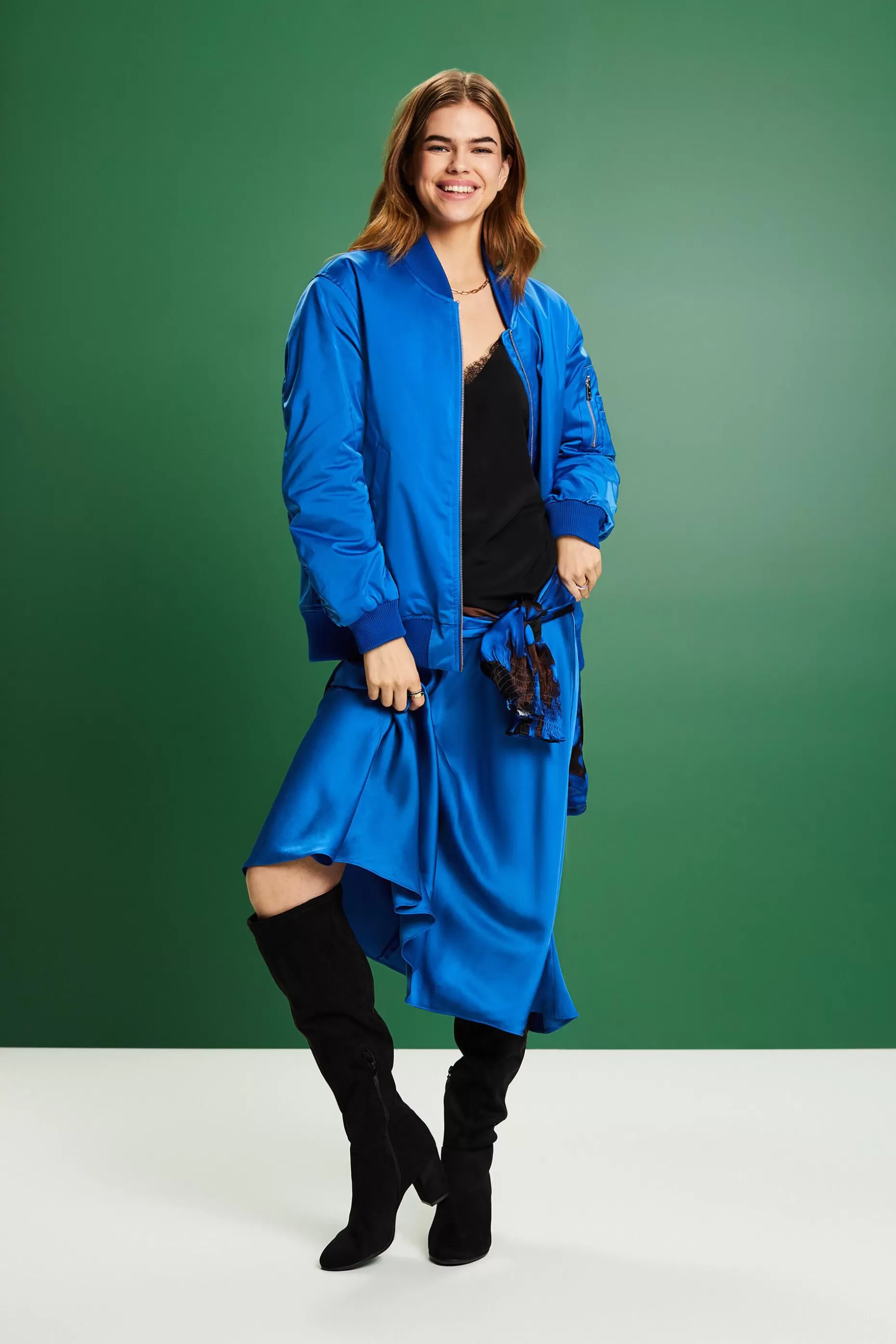 ESPRIT Lace Silk Top at our Online Shop *Women Shirts + Blouses