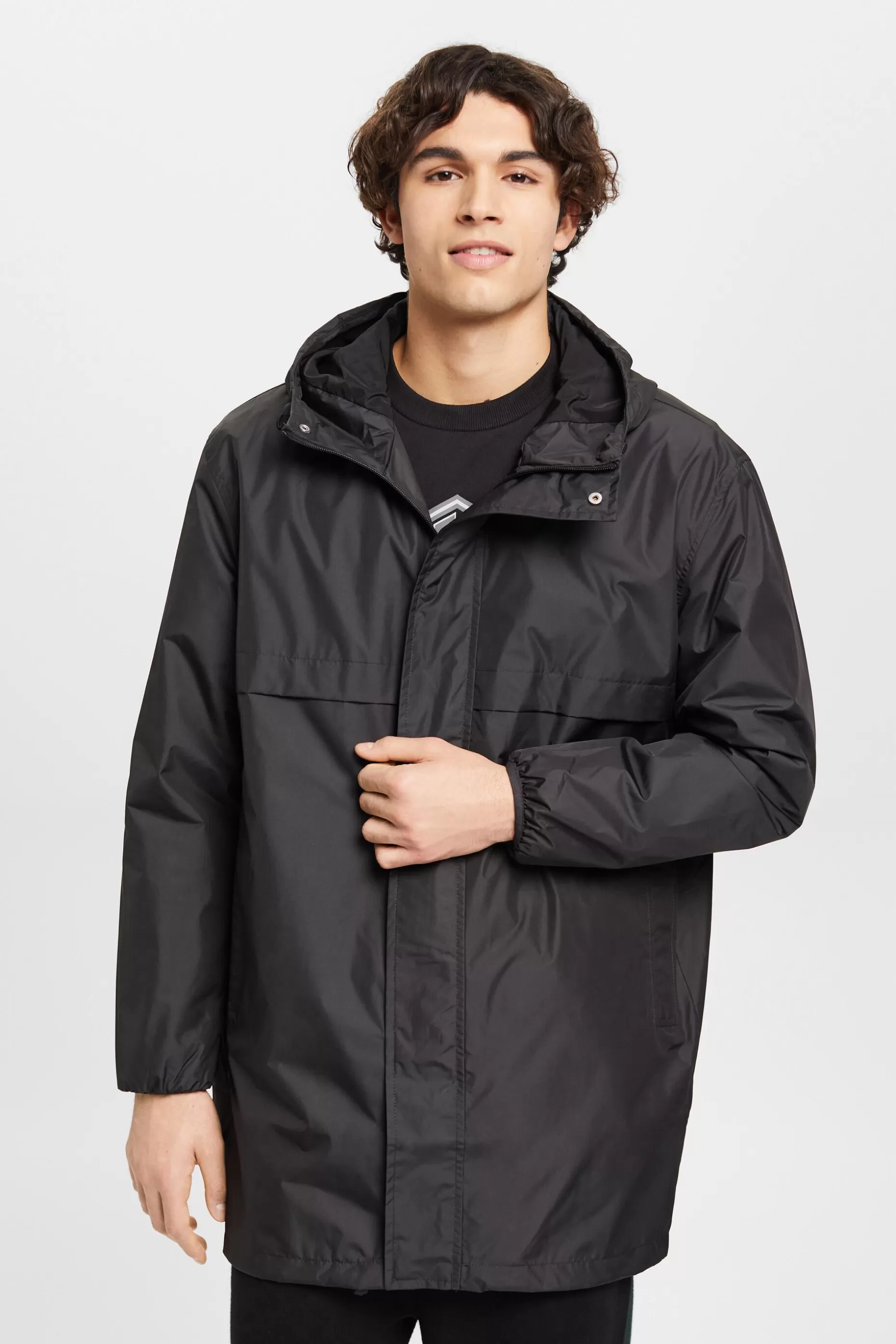 ESPRIT Lightweight Hooded Rain Jacket at our Online Shop *Men Jackets + Coats