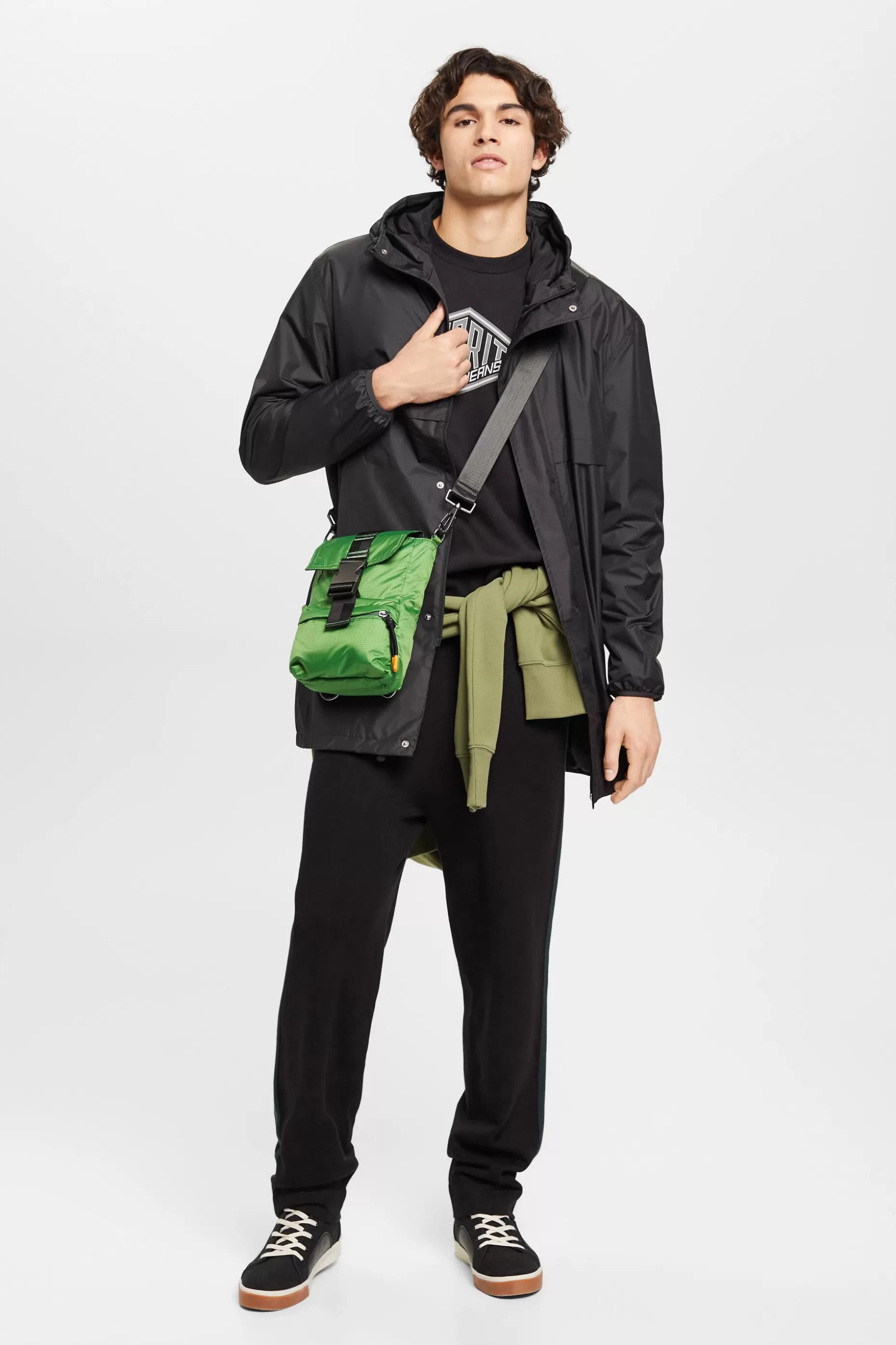 ESPRIT Lightweight Hooded Rain Jacket at our Online Shop *Men Jackets + Coats