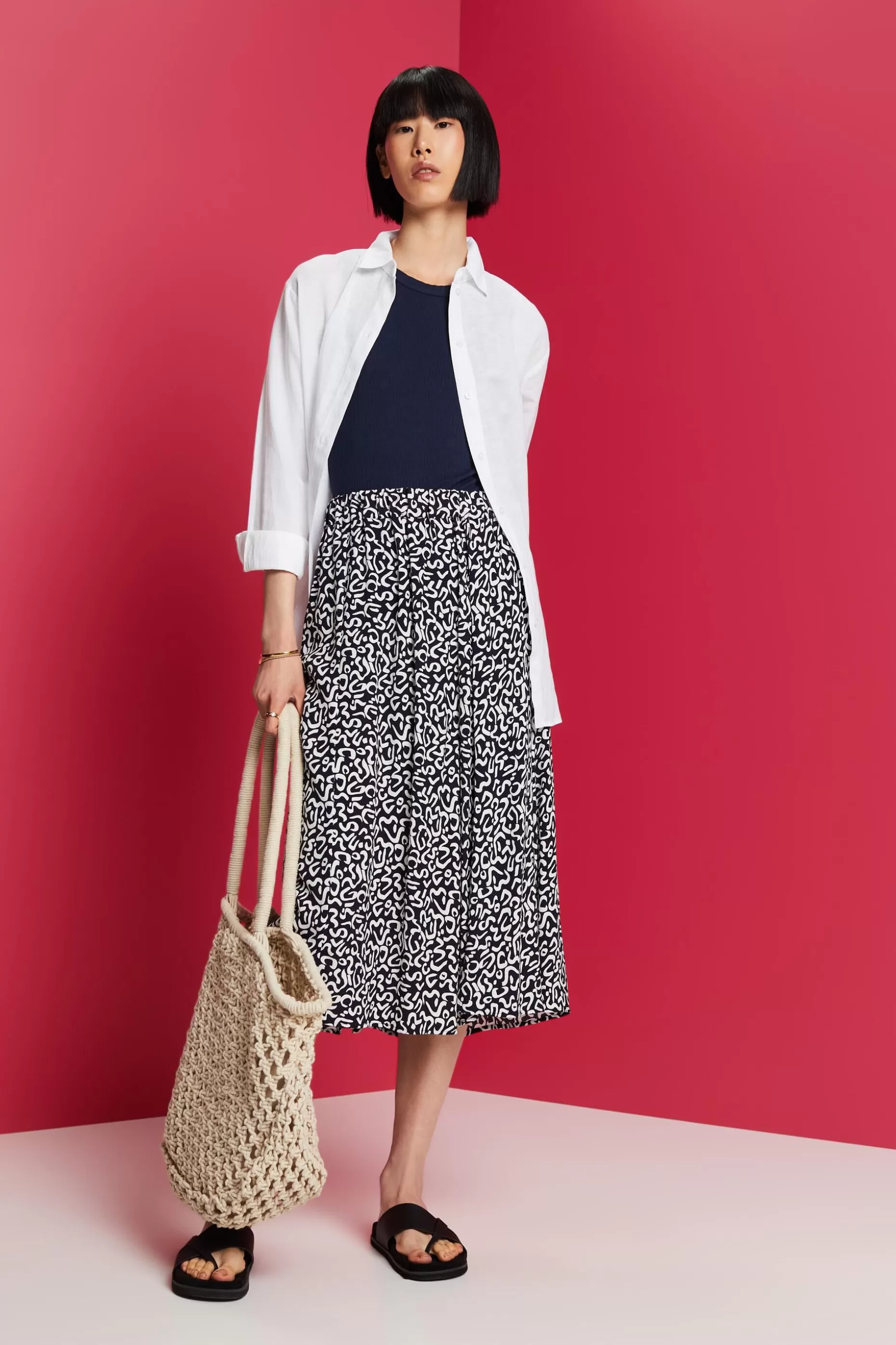 ESPRIT Linen-Cotton Shirt at our Online Shop *Women Shirts + Blouses