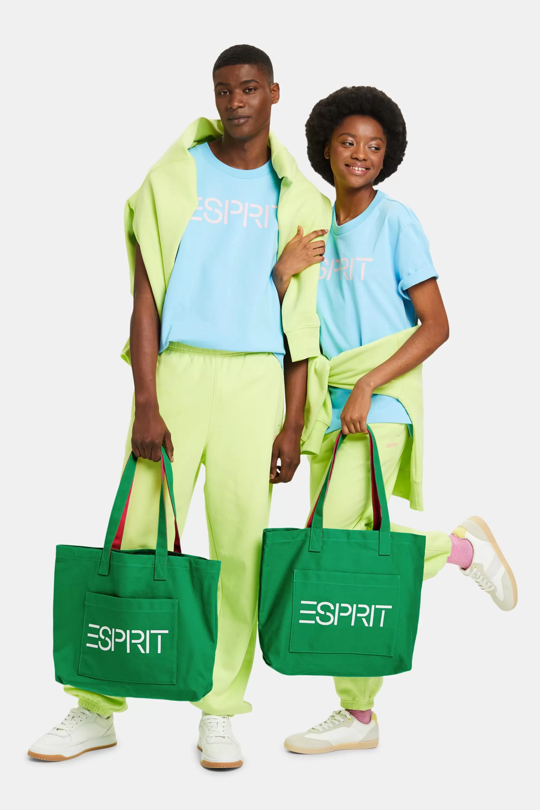 ESPRIT Logo Canvas Tote Bag at our Online Shop *Men Bags + Wallets