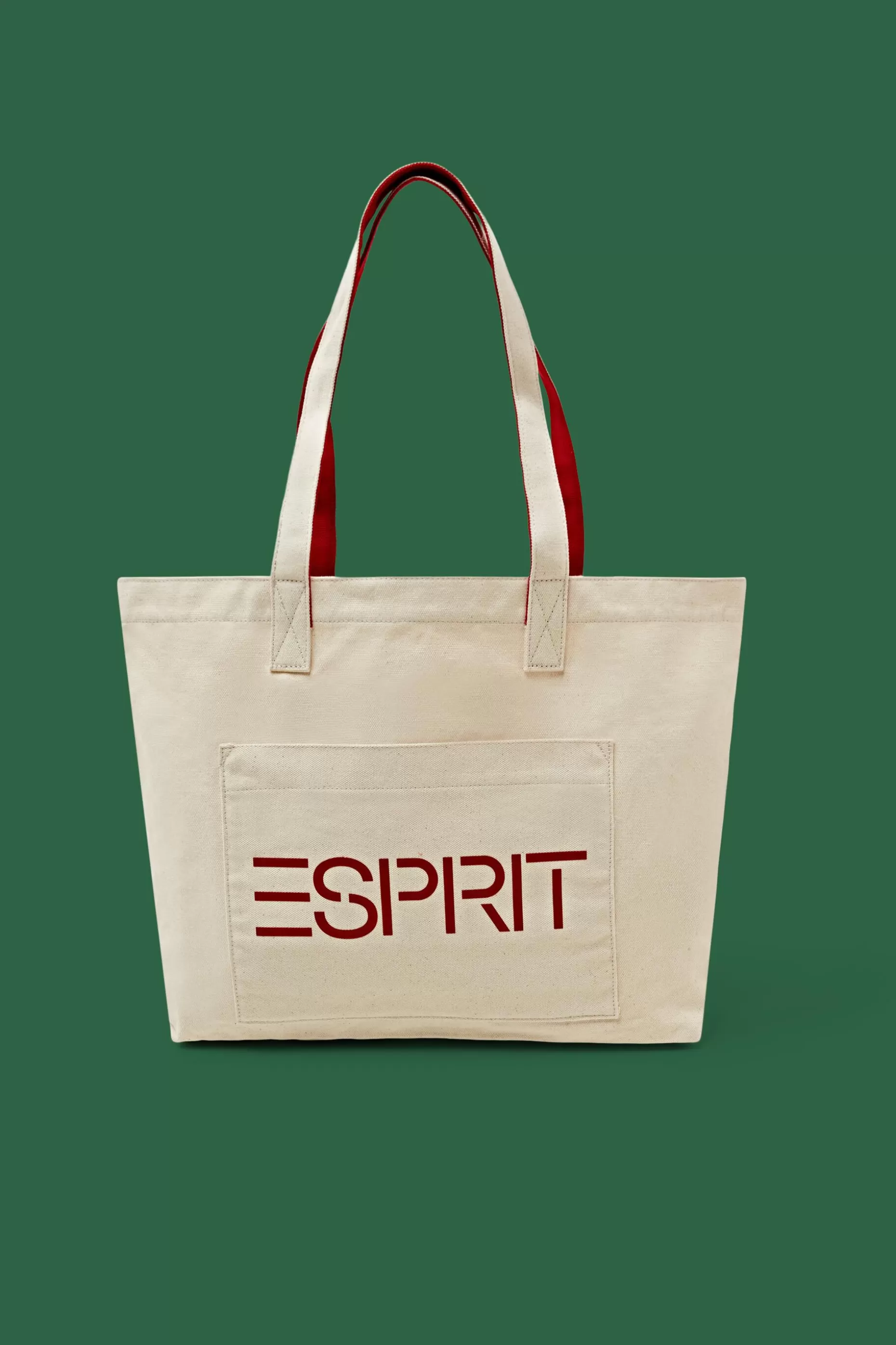 ESPRIT Logo Canvas Tote Bag at our Online Shop *Men Bags + Wallets