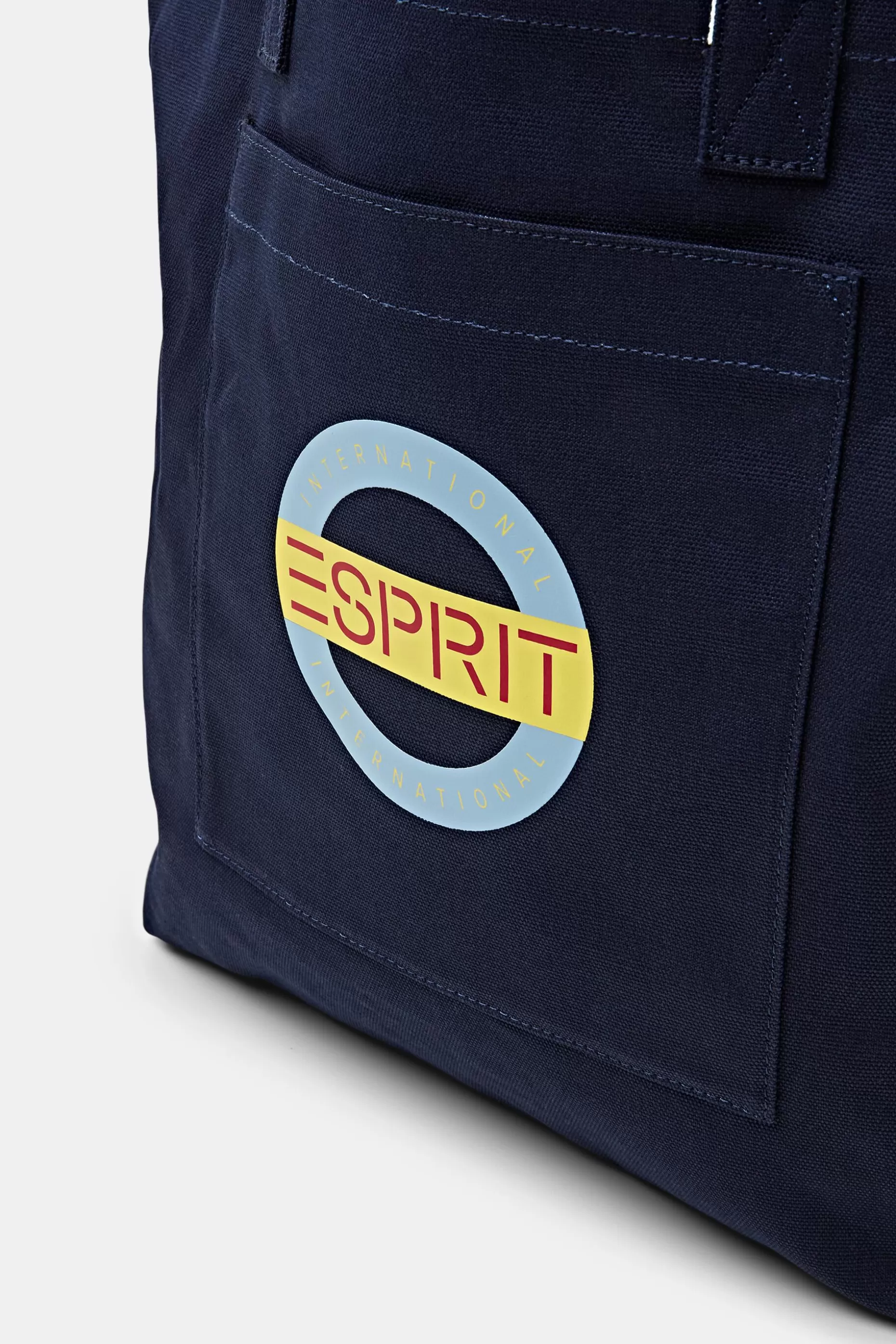 ESPRIT Logo Canvas Tote Bag at our Online Shop *Men Bags + Wallets