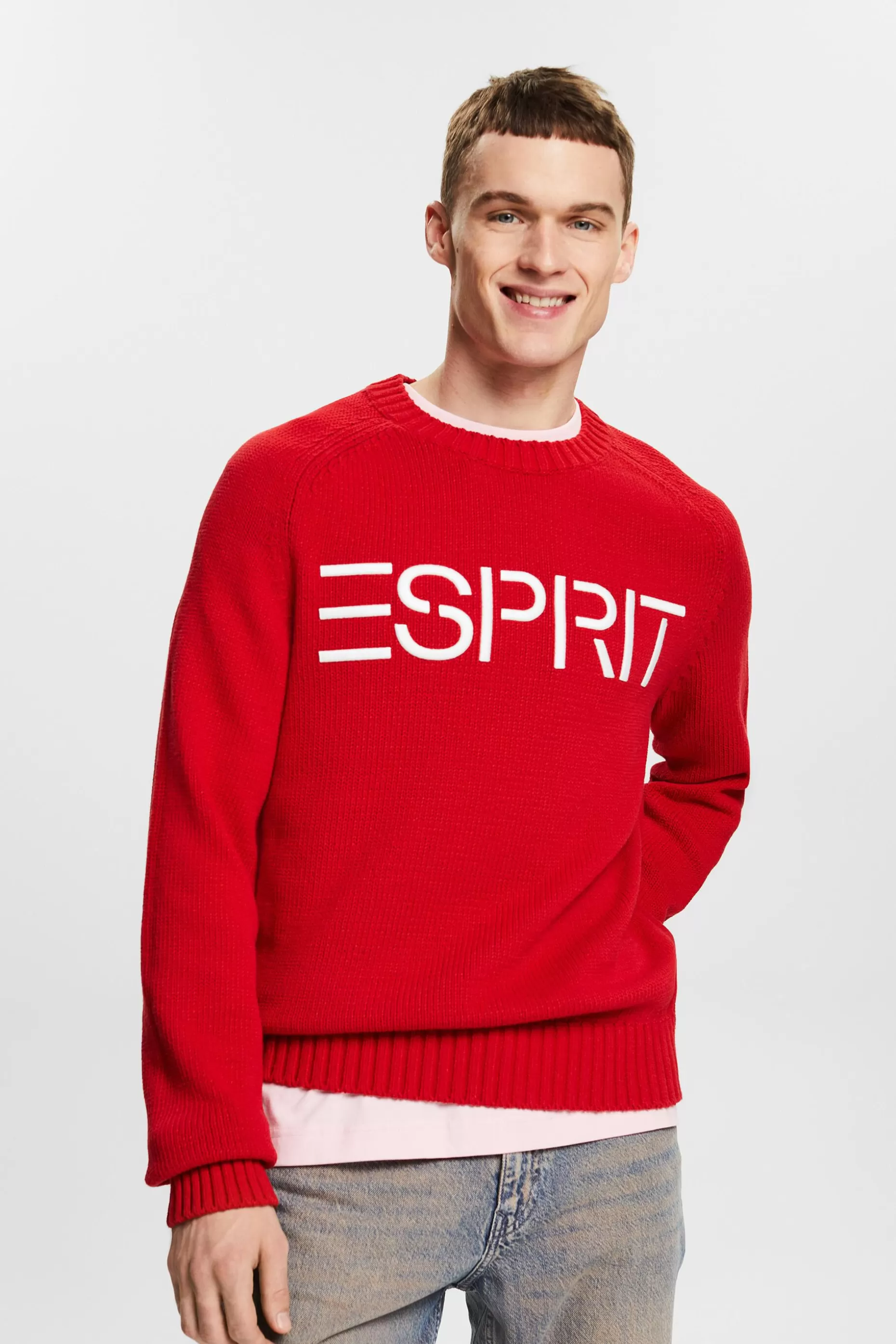 ESPRIT Logo Chunky Knit Sweater at our Online Shop *Men Premium Picks