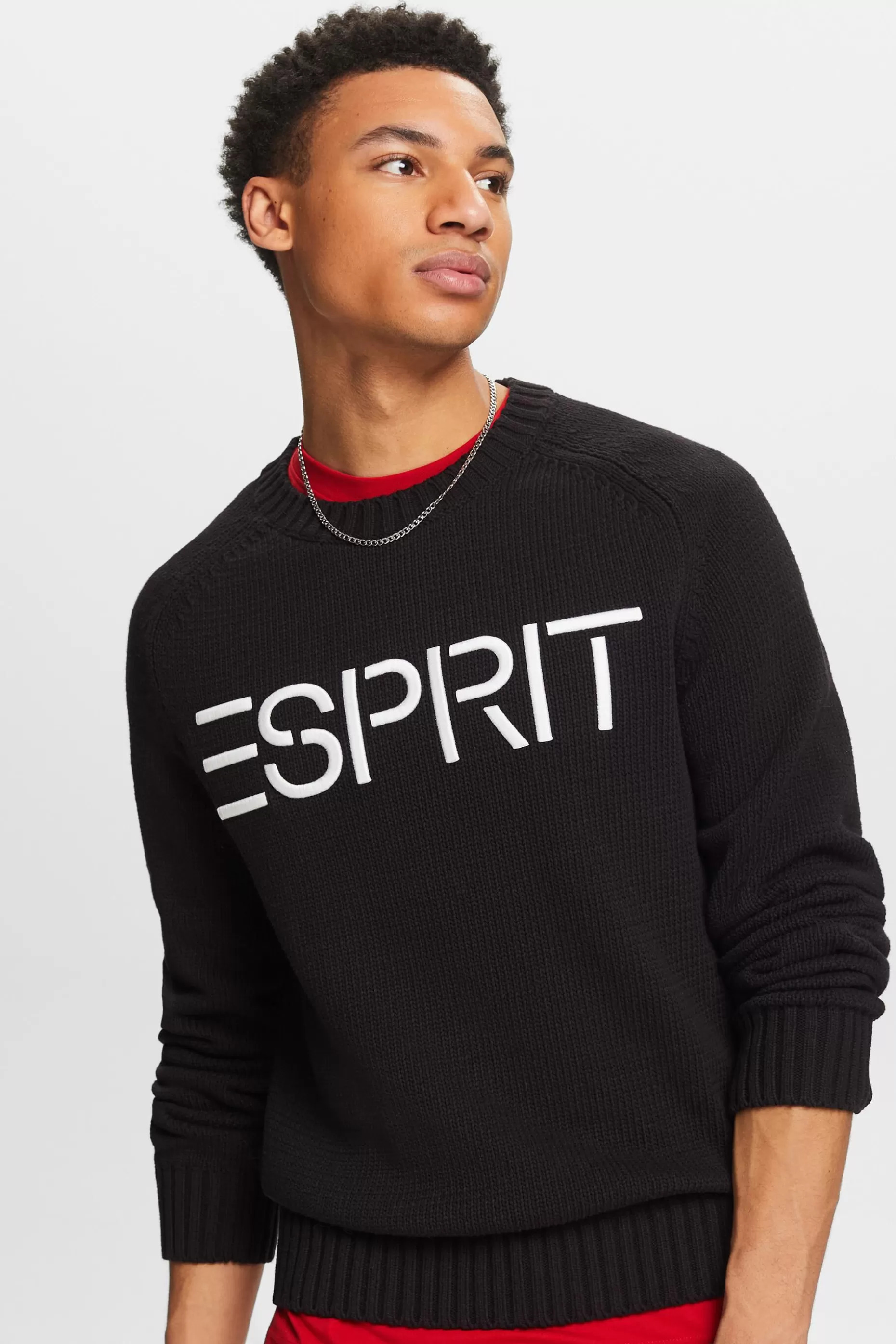 ESPRIT Logo Chunky Knit Sweater at our Online Shop *Men Premium Picks