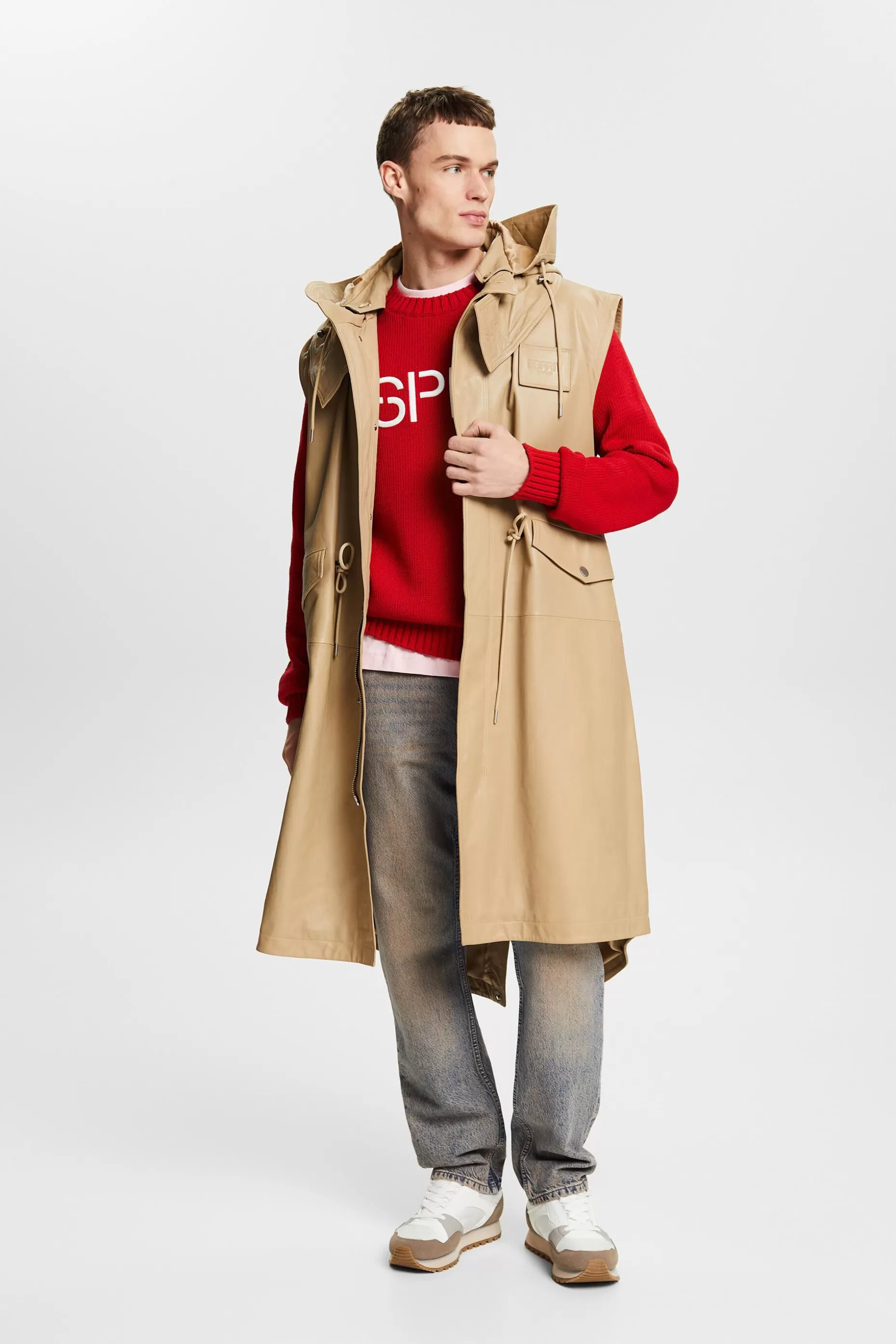 ESPRIT Logo Chunky Knit Sweater at our Online Shop *Men The Spring Edit